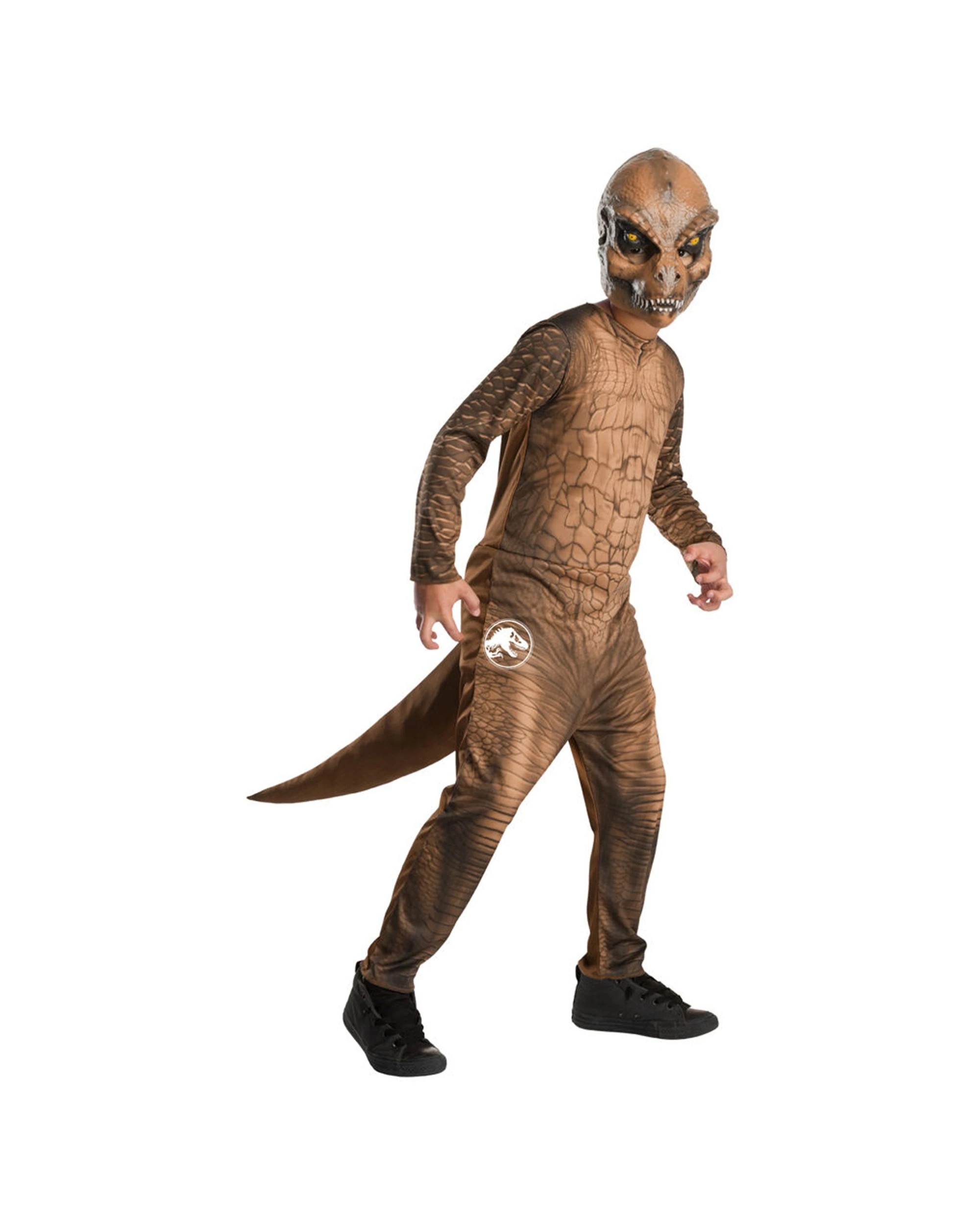 1 Rubies T Rex Classic Jw 3 Dominion Boys Dress Up Costume - Brown, 1 of 4