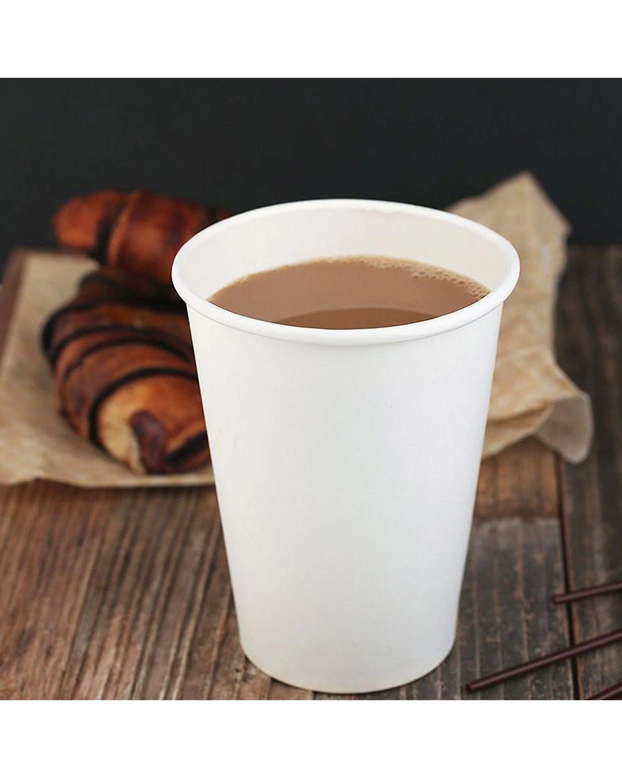 2 Partyrama White Paper Cups 266ml Pack of 20 - White, 2 of 3