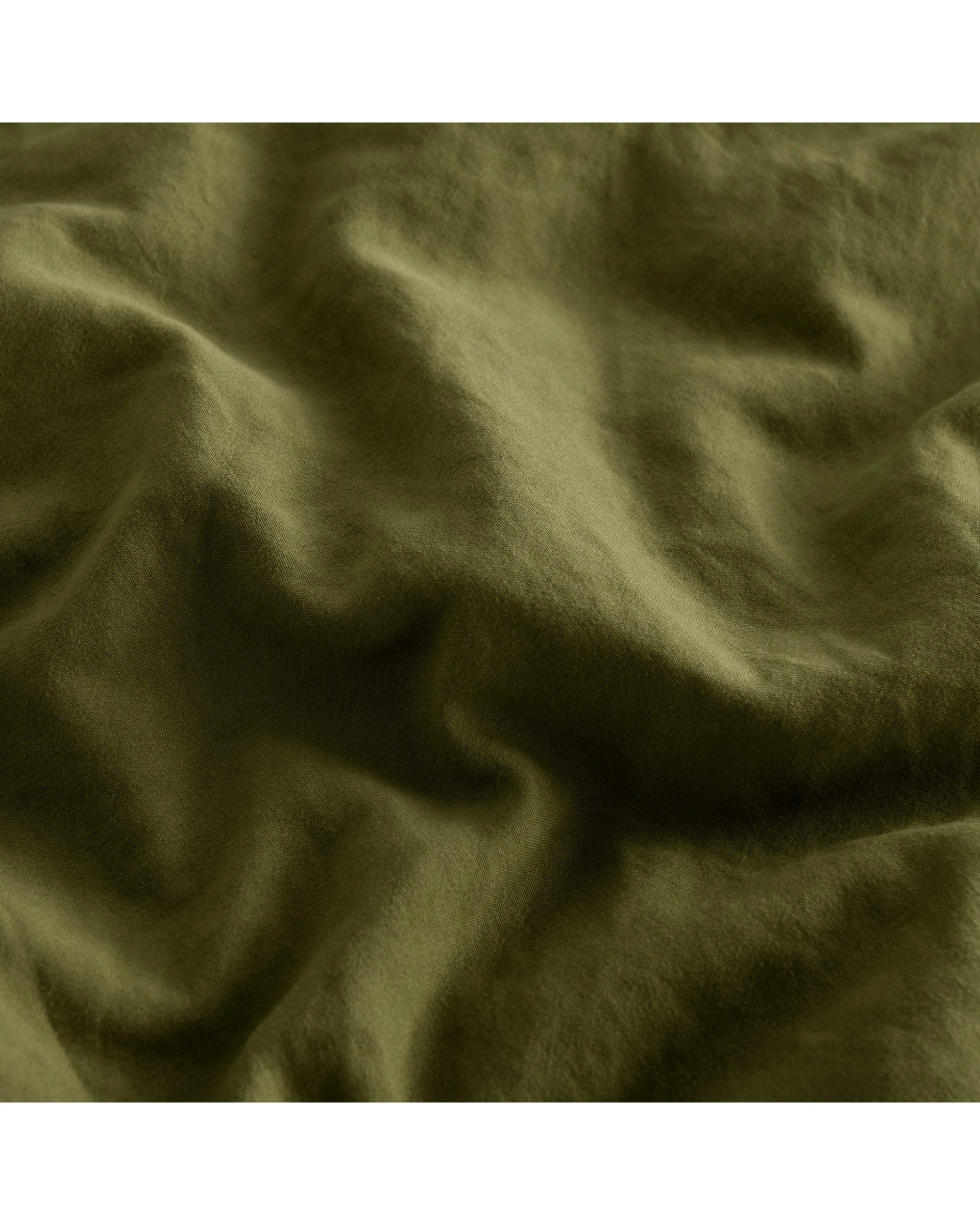 6 Dreamaker Superfine Washed Microfibre Quilt Cover Set - King Single Bed - Olive, 6 of 7