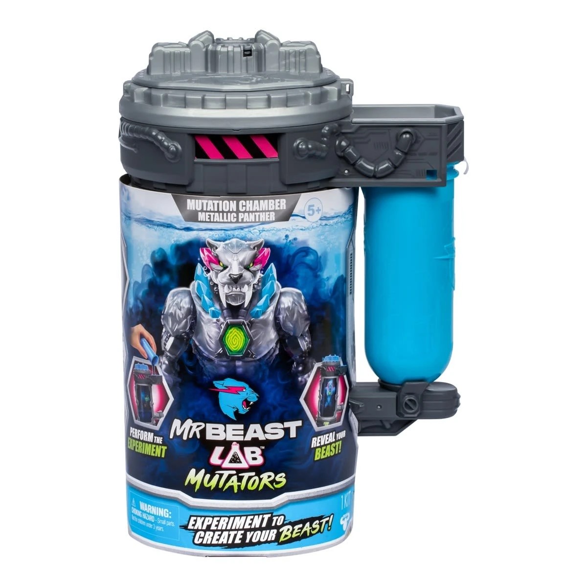1 MrBeast Lab Mutation Chamber, Experiment to Create Your Beast Release the Metallic Panther, 1 of 10