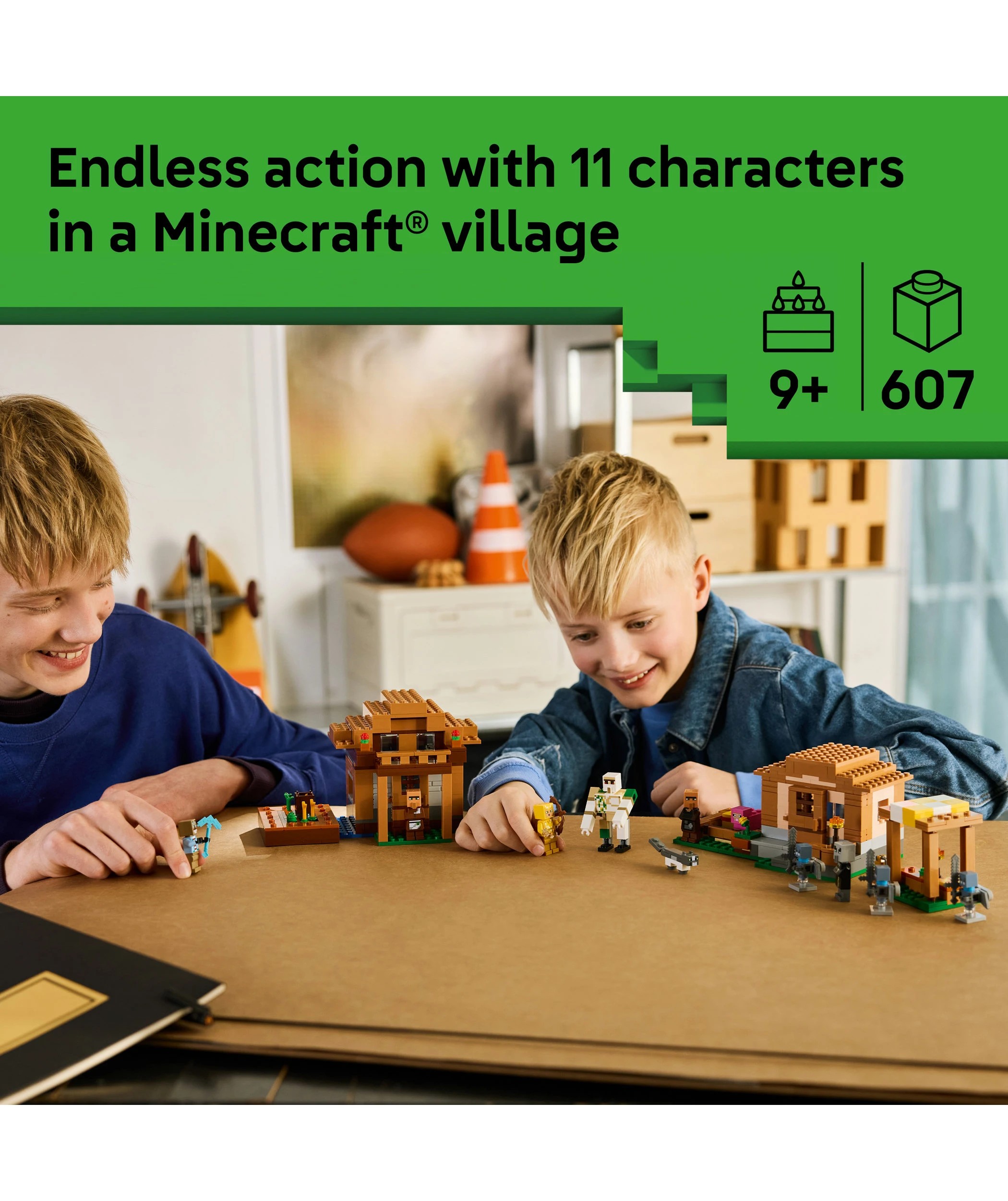 3 LEGO Minecraft Evoker Village Attack 21596, 3 of 10