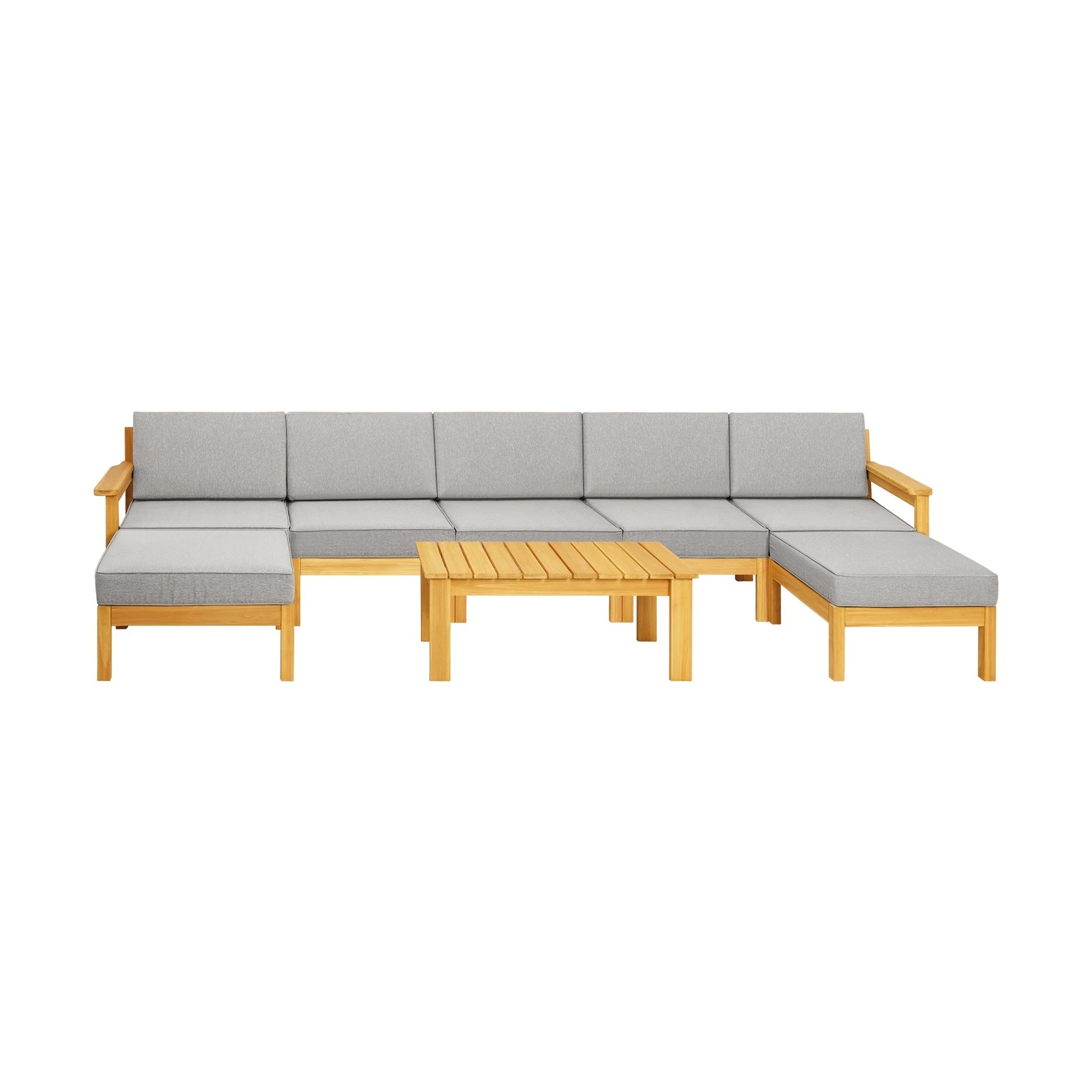 4 Livsip 7 Piece Outdoor Sofa Set Lounge Setting - Multi, 4 of 8