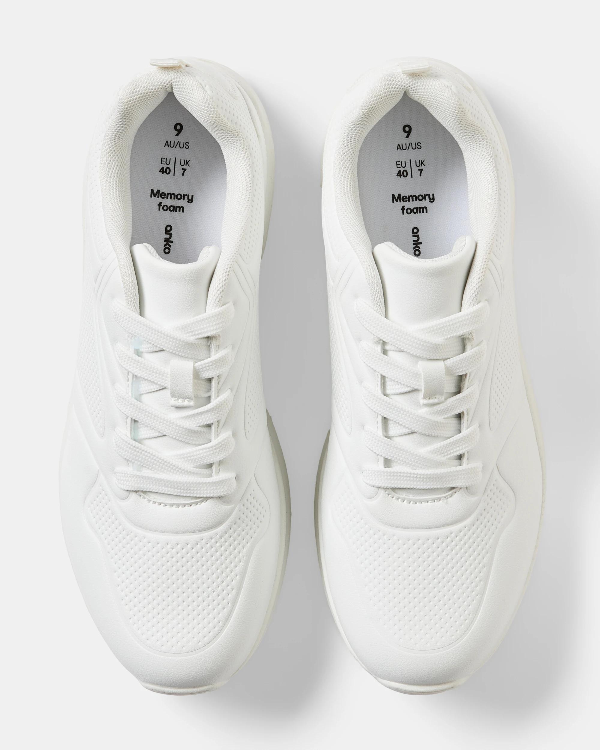 3 Sneakers PU White, 3 of 5