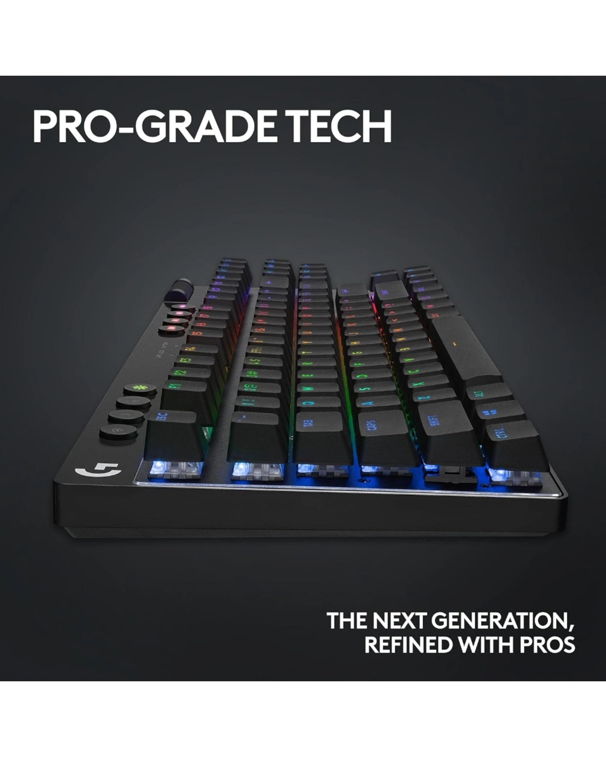 5 Logitech G PRO X TKL LIGHTSPEED Gaming Keyboard - Black, 5 of 8