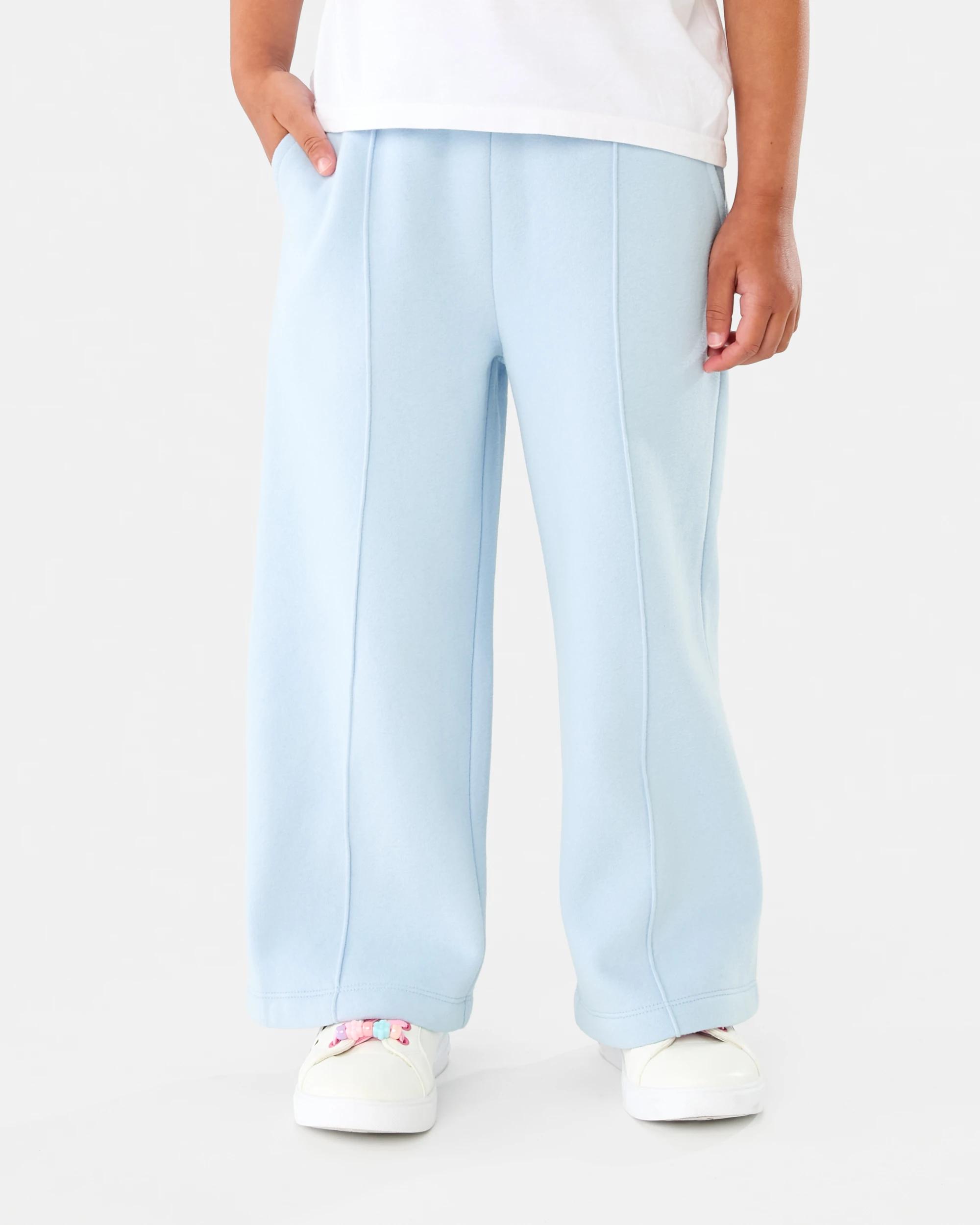 1 Wide Leg Trackpants Blu Kntky, 1 of 6