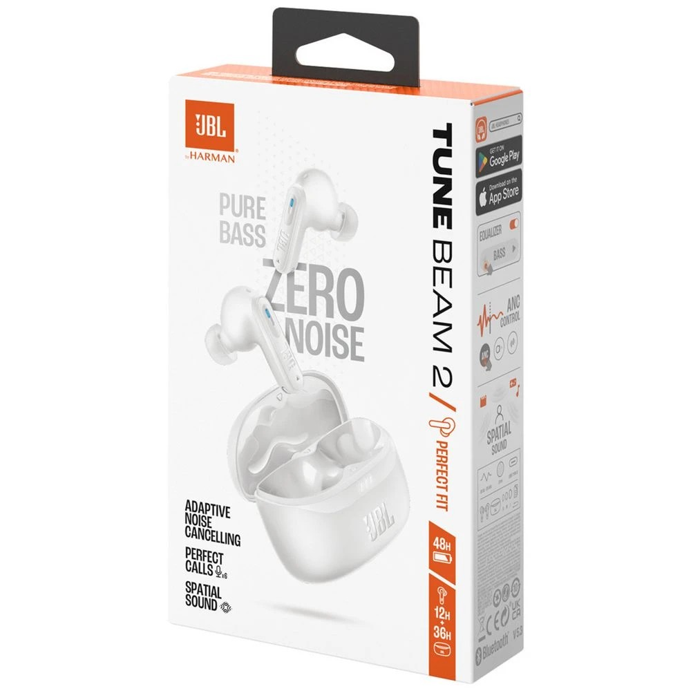 10 JBL Tune Beam 2 True Wireless Earbuds White, 10 of 10
