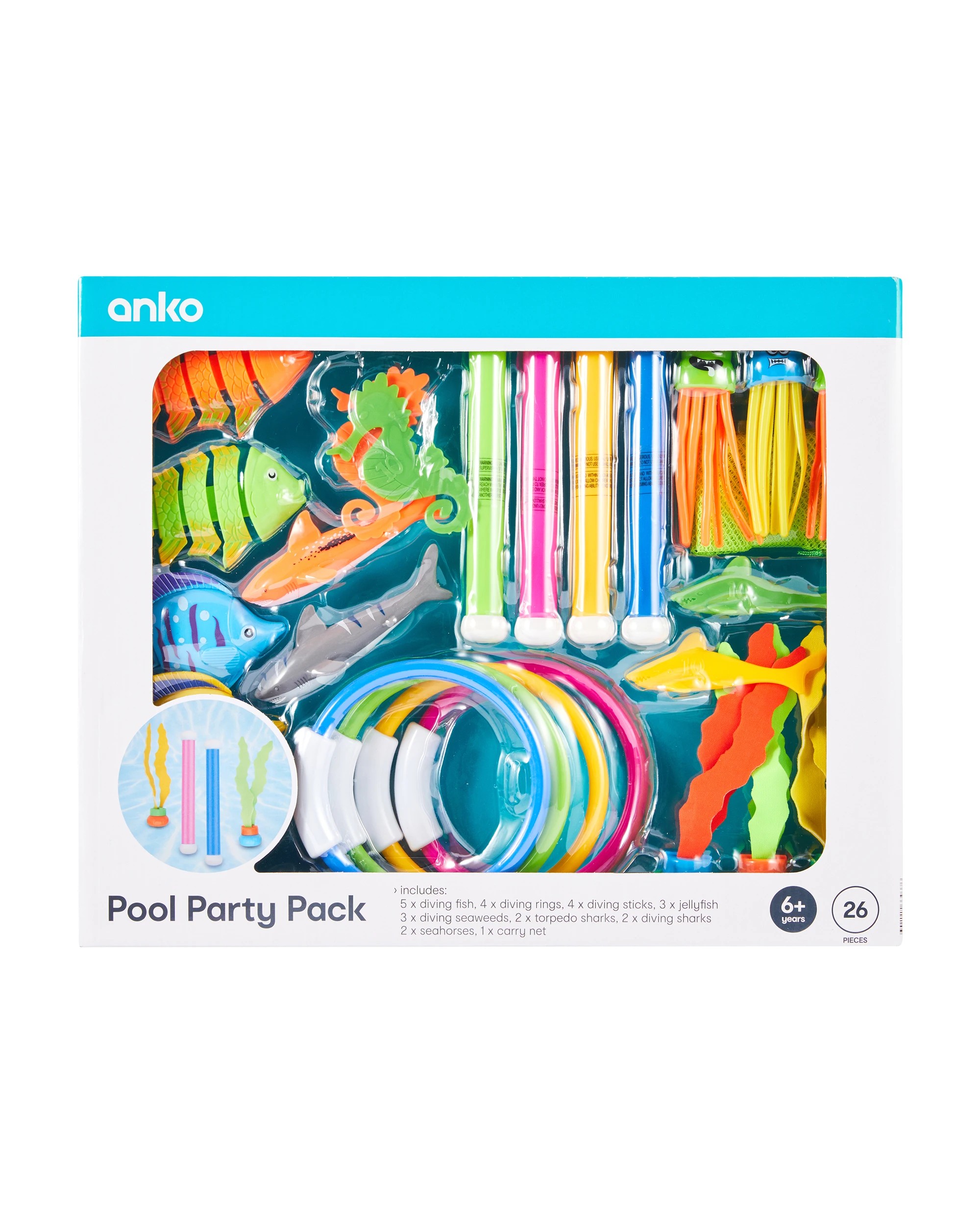 6 26 Piece Pool Party Pack, 6 of 7
