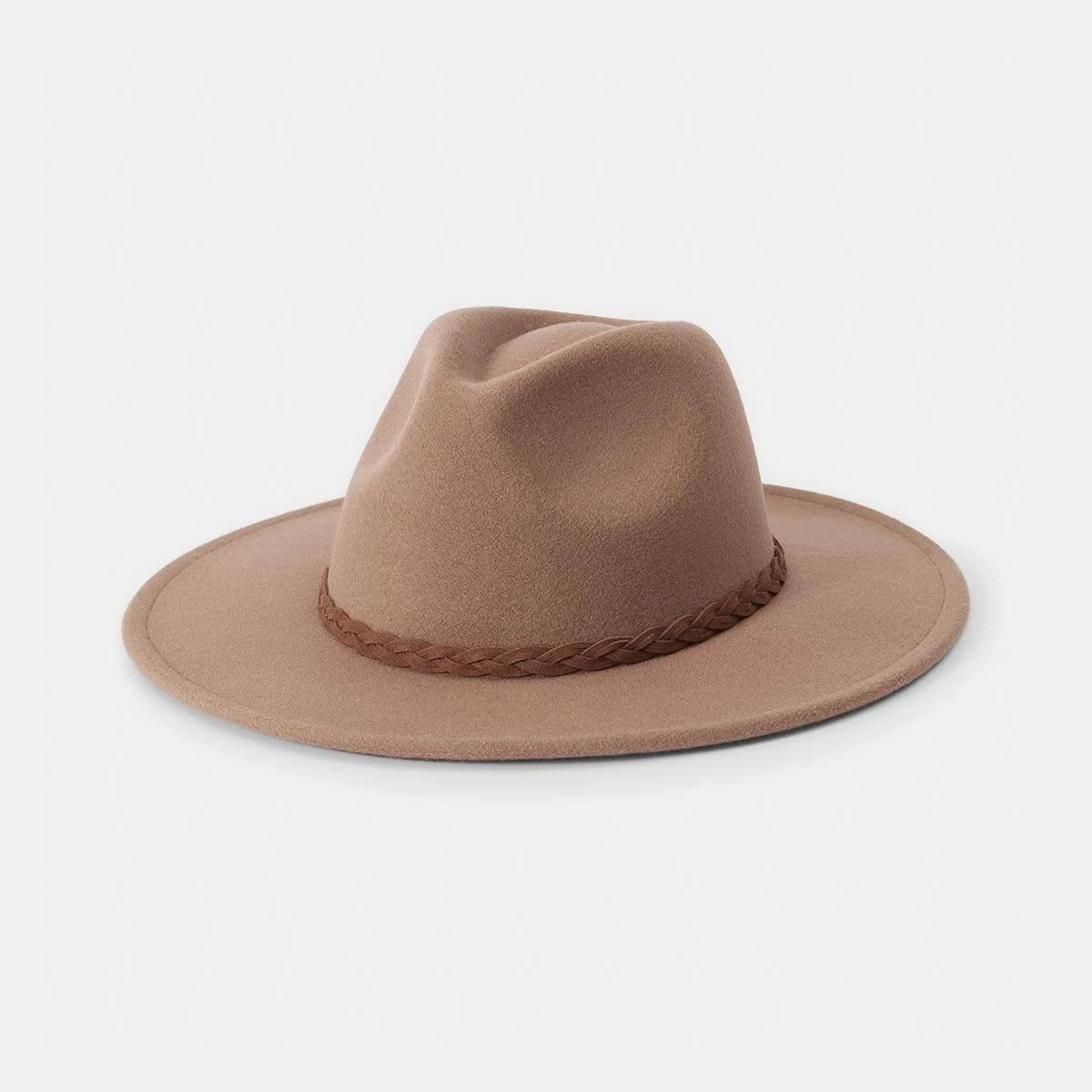 1 Fedora Hat with Statement Band Choc Braid, 1 of 4