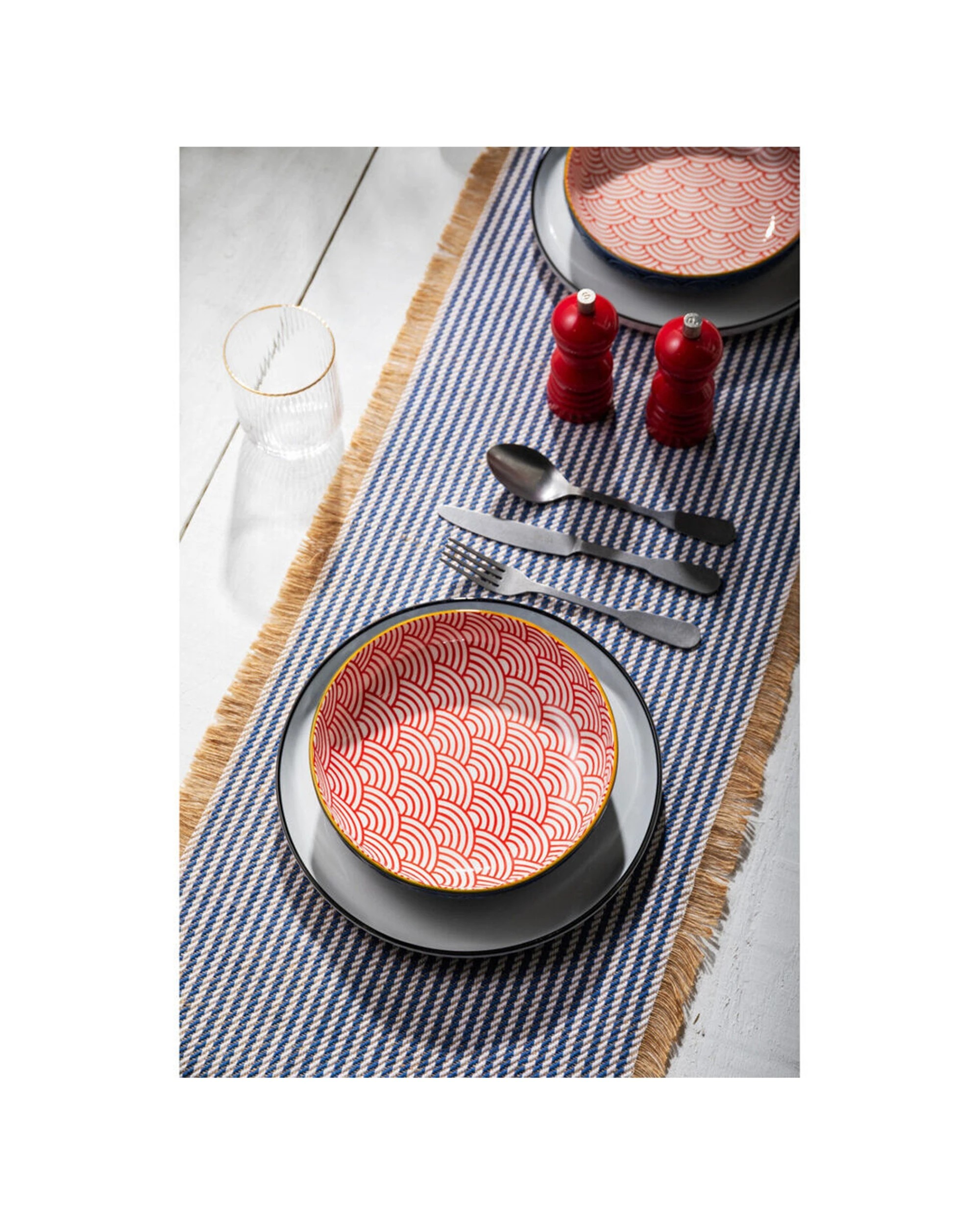 7 Mikasa 8PK Arched Ceramic Bowl Round Dinnerware Stoneware 21cm - Multi, 7 of 8