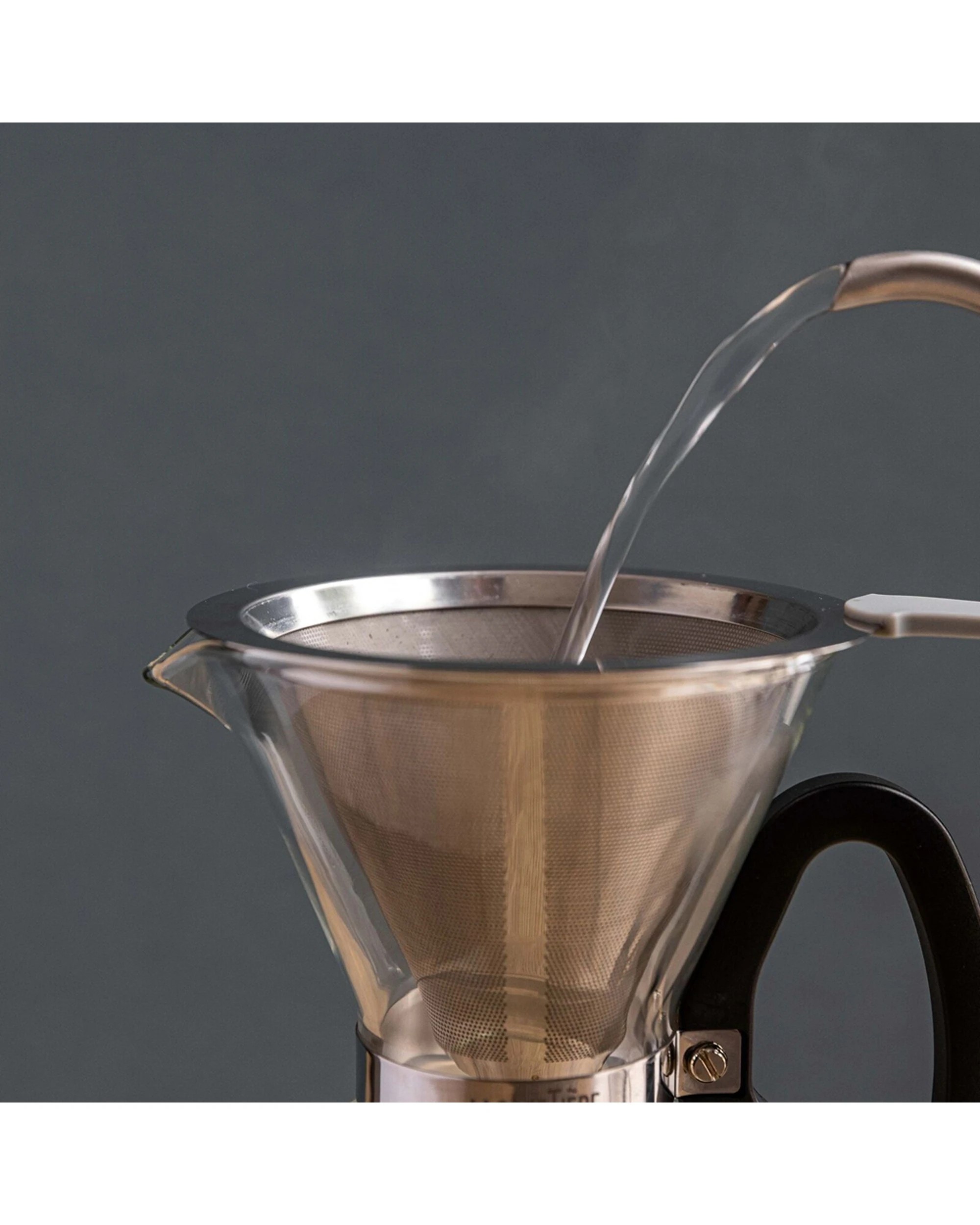 8 LA CAFETIERE Pour Over Stainless Steel Coffee Dripper 12cm - Silver, 8 of 8