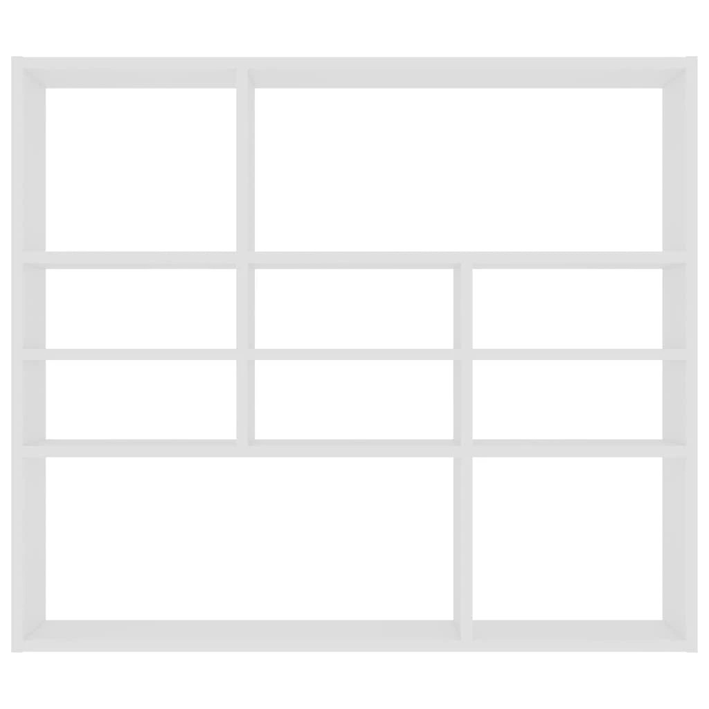 5 vidaXL Wall shelf Ample Storage - White, 5 of 7