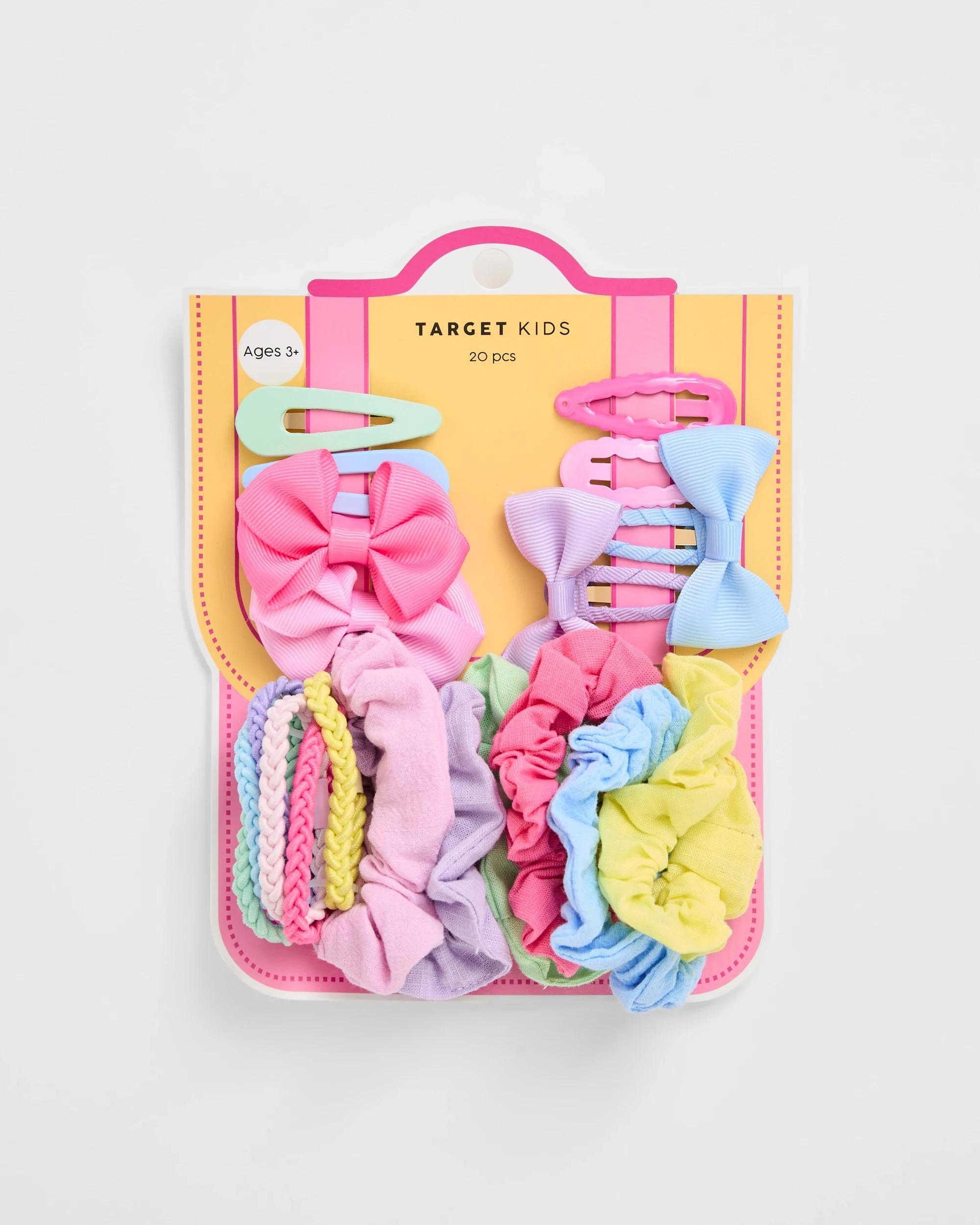 2 Target Kids Kids 20 Piece Hair Accessories Set RAINBOW, 2 of 2