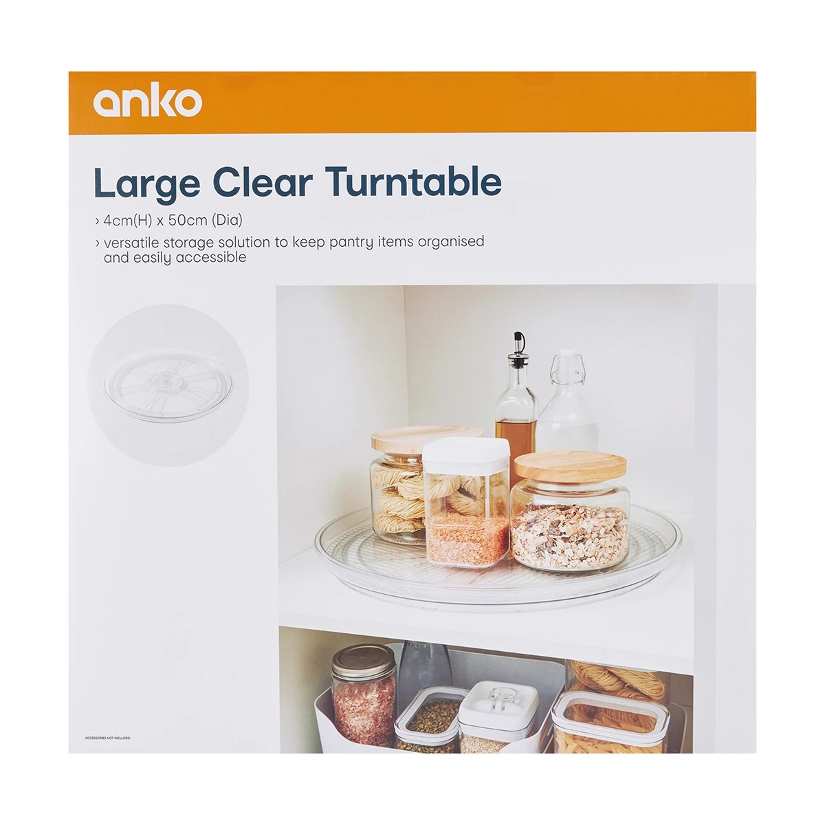 8 Clear Extra Large 50cm Turntable, 8 of 8