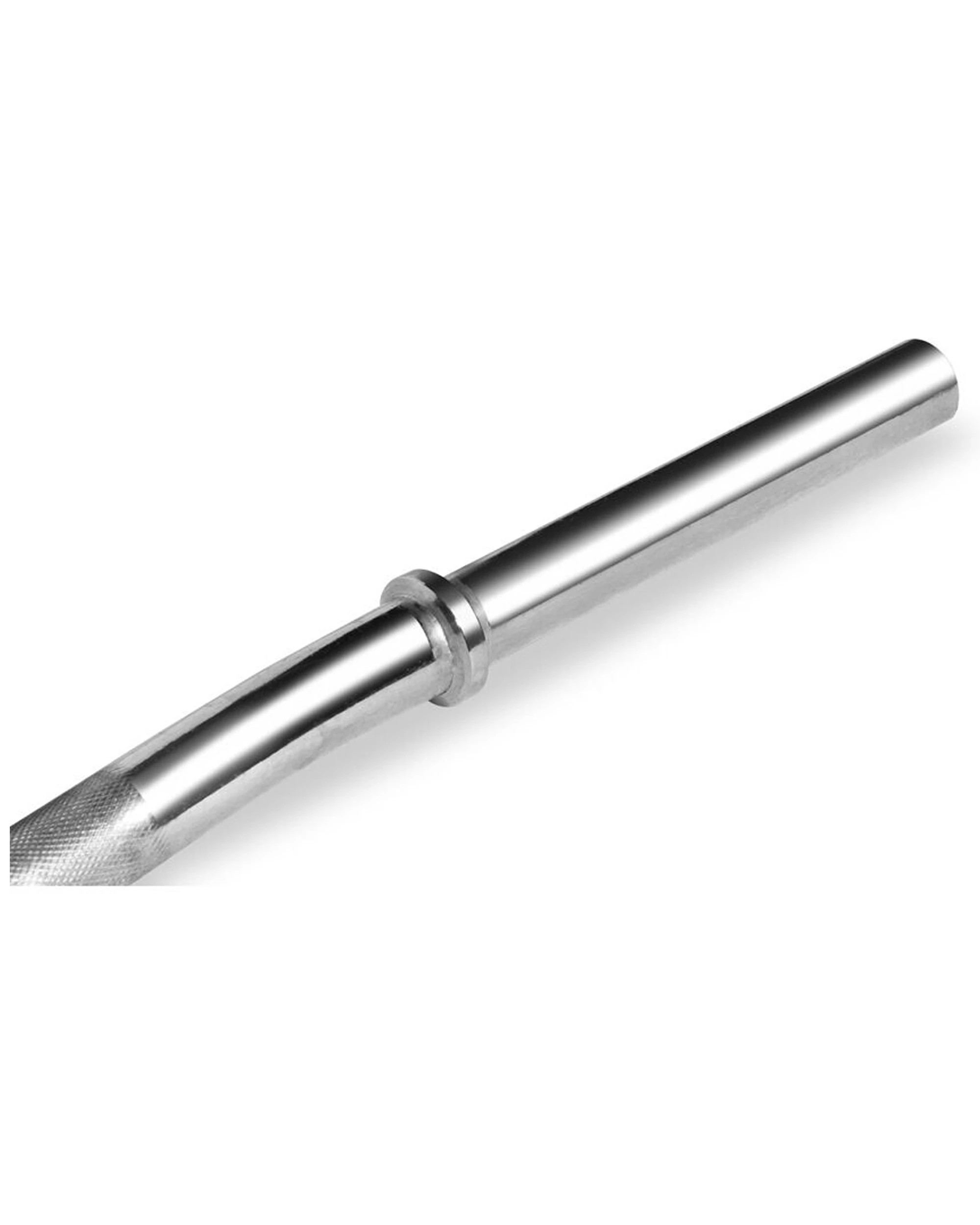 2 BODYWORX Standard Curl Bar And Collars V2 47in 80kg Max 28mm Ergonomic Grip - Silver, 2 of 3