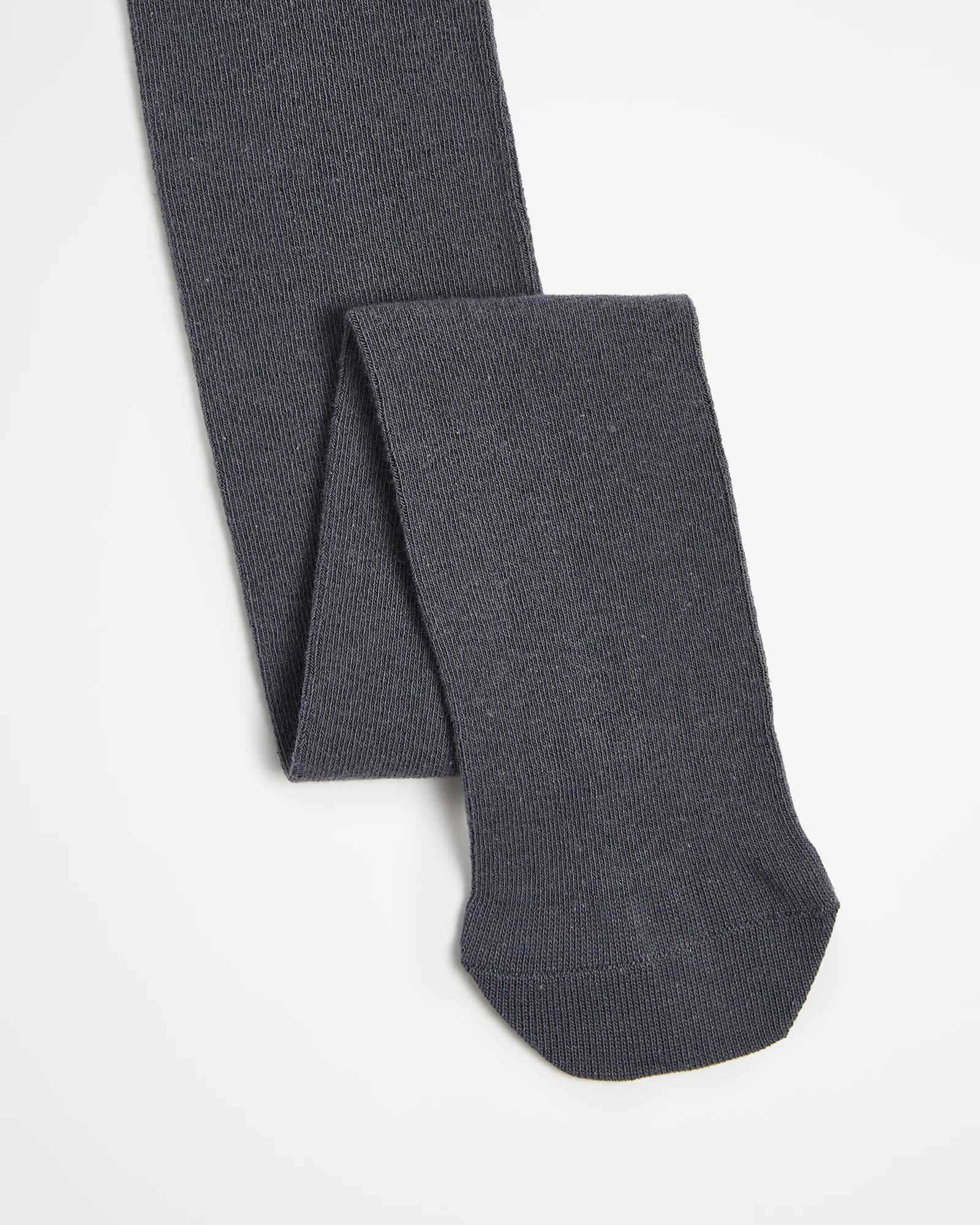 2 School Maxx Girls Tights 2 Pack GREY, 2 of 3