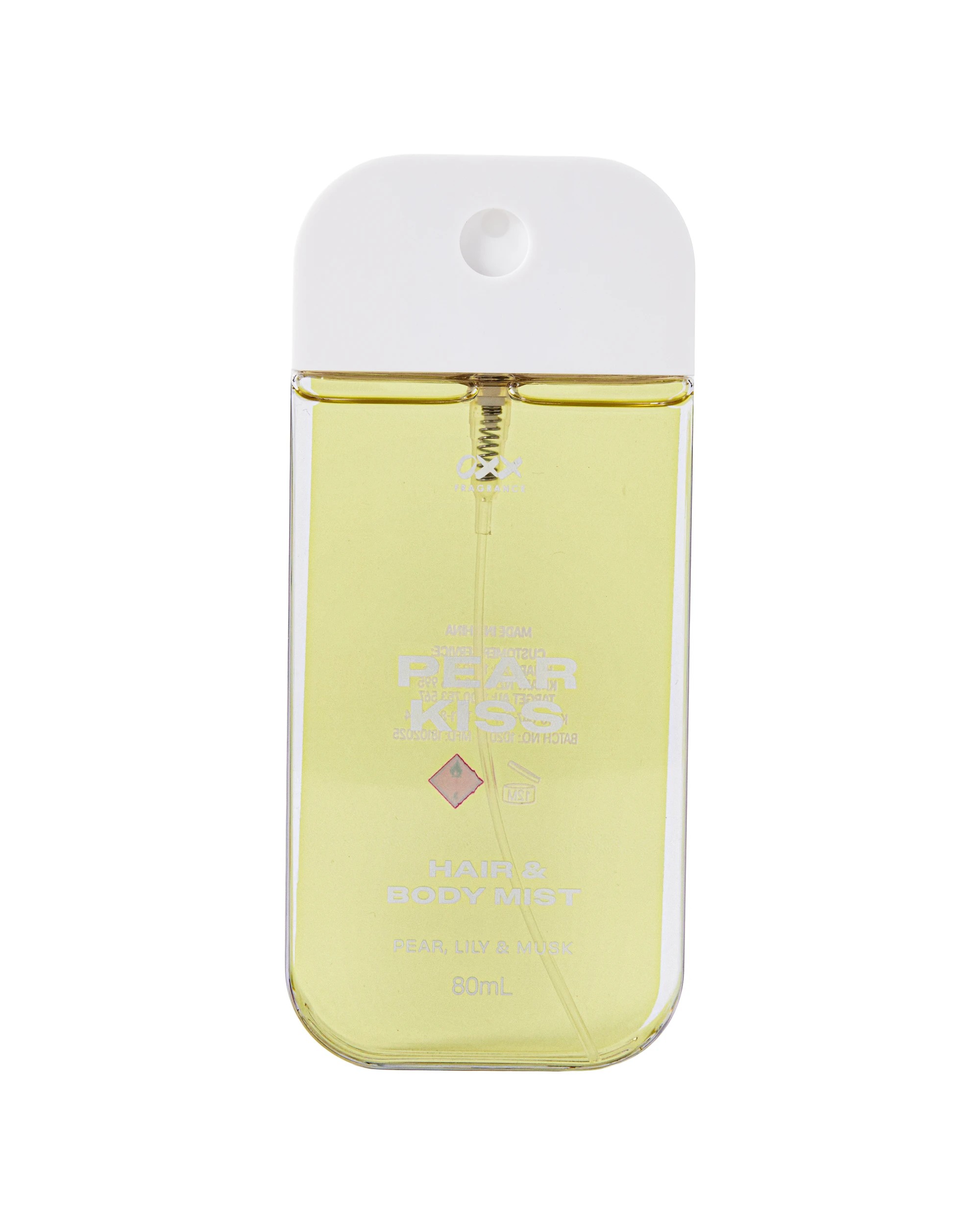 2 OXX Fragrance Pear Kiss Hair and Body Mist 80ml - Pear, Lily and Musk Scented, 2 of 6