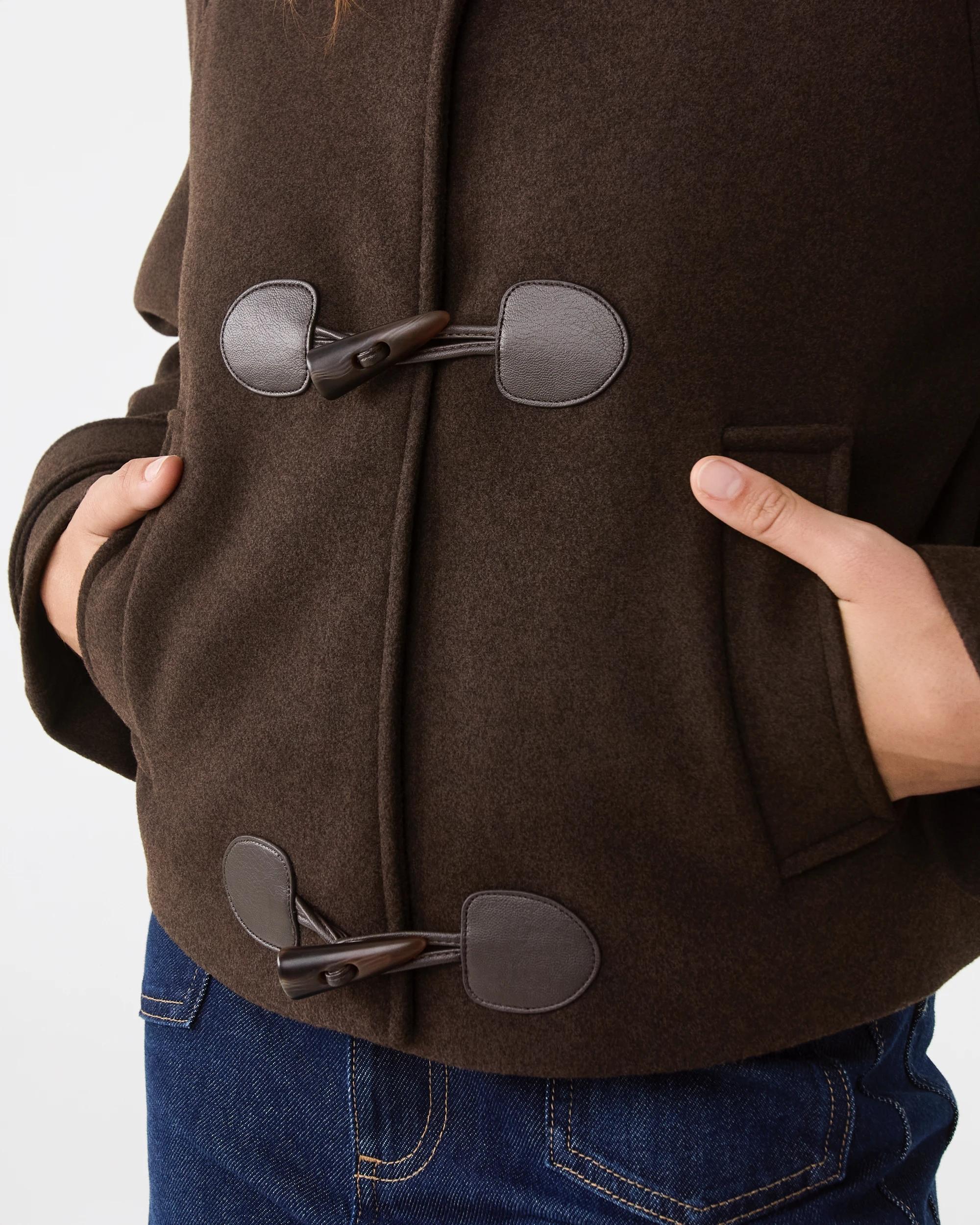 7 Funnel Neck Jacket Melt Brown, 7 of 10