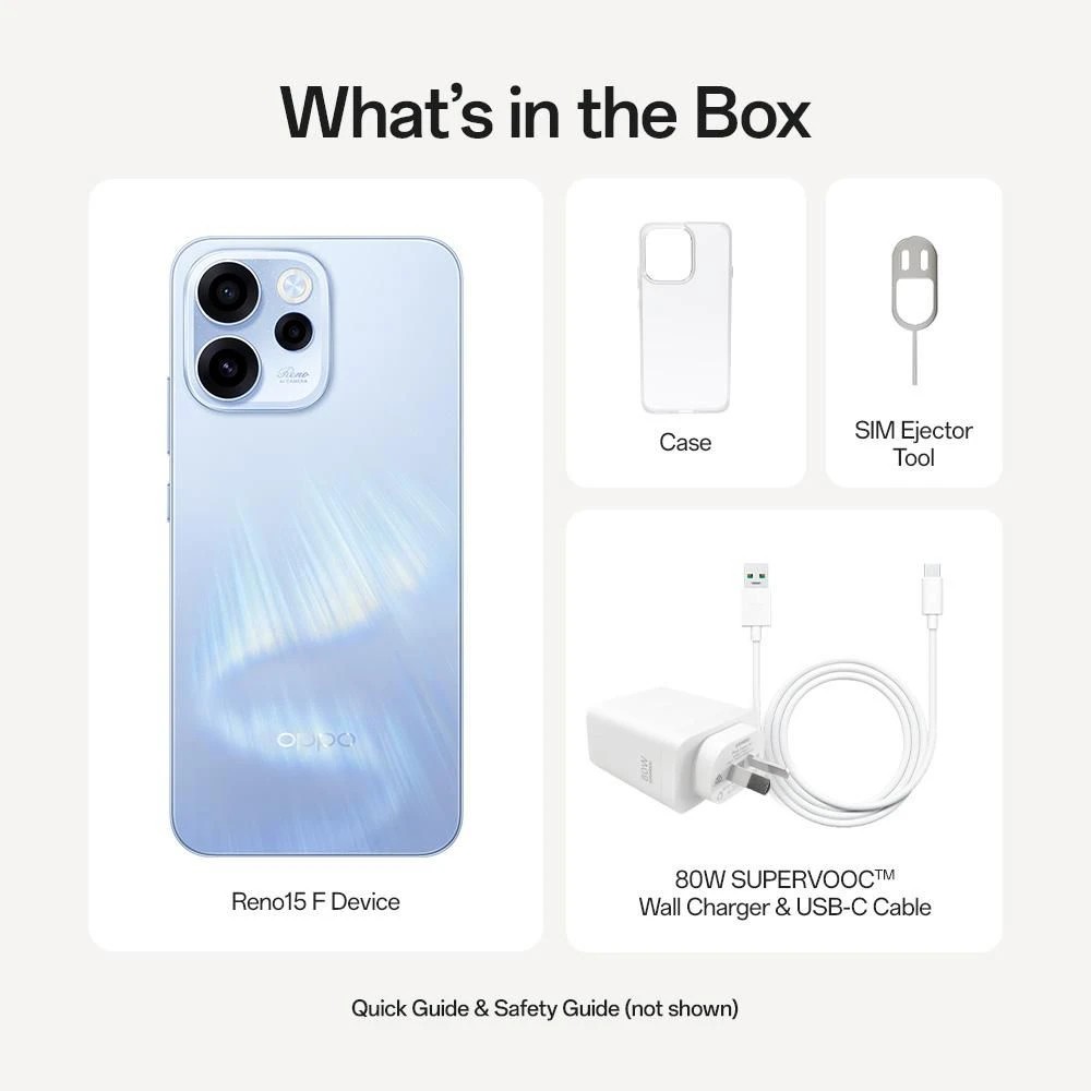 10 OPPO Reno15 F 5G 256GB Aurora Blue, 10 of 10