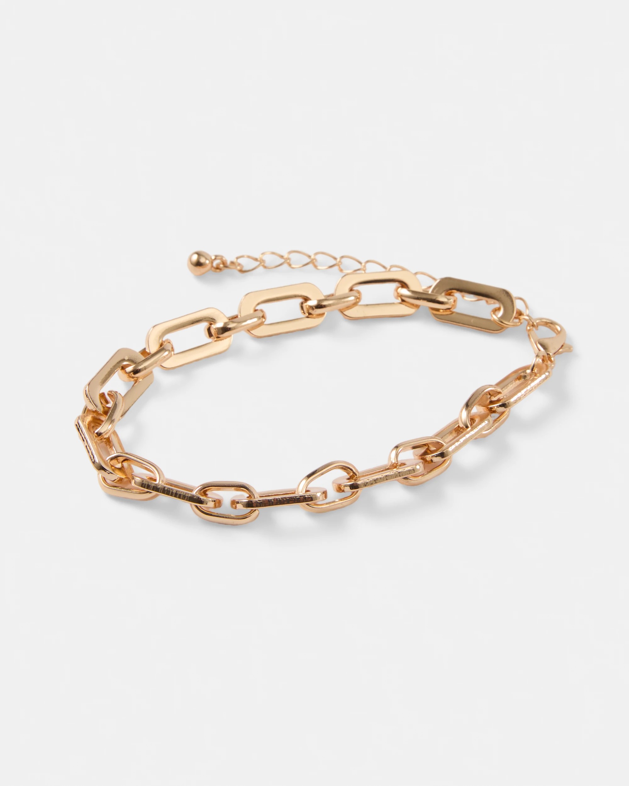 2 3 Pack Chain Bracelets - Gold Tone, 2 of 6