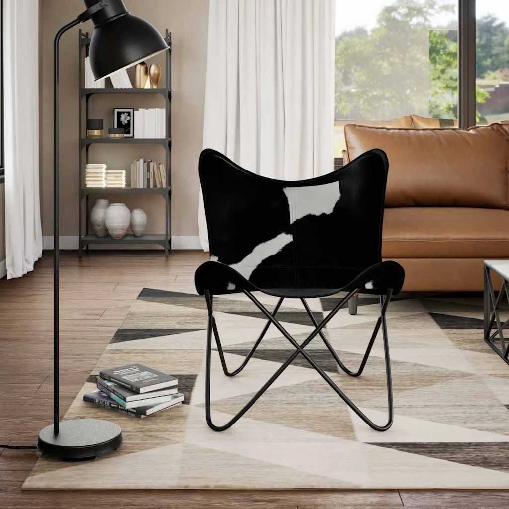 3 vidaXL butterfly chair Foldable - Black, 3 of 9