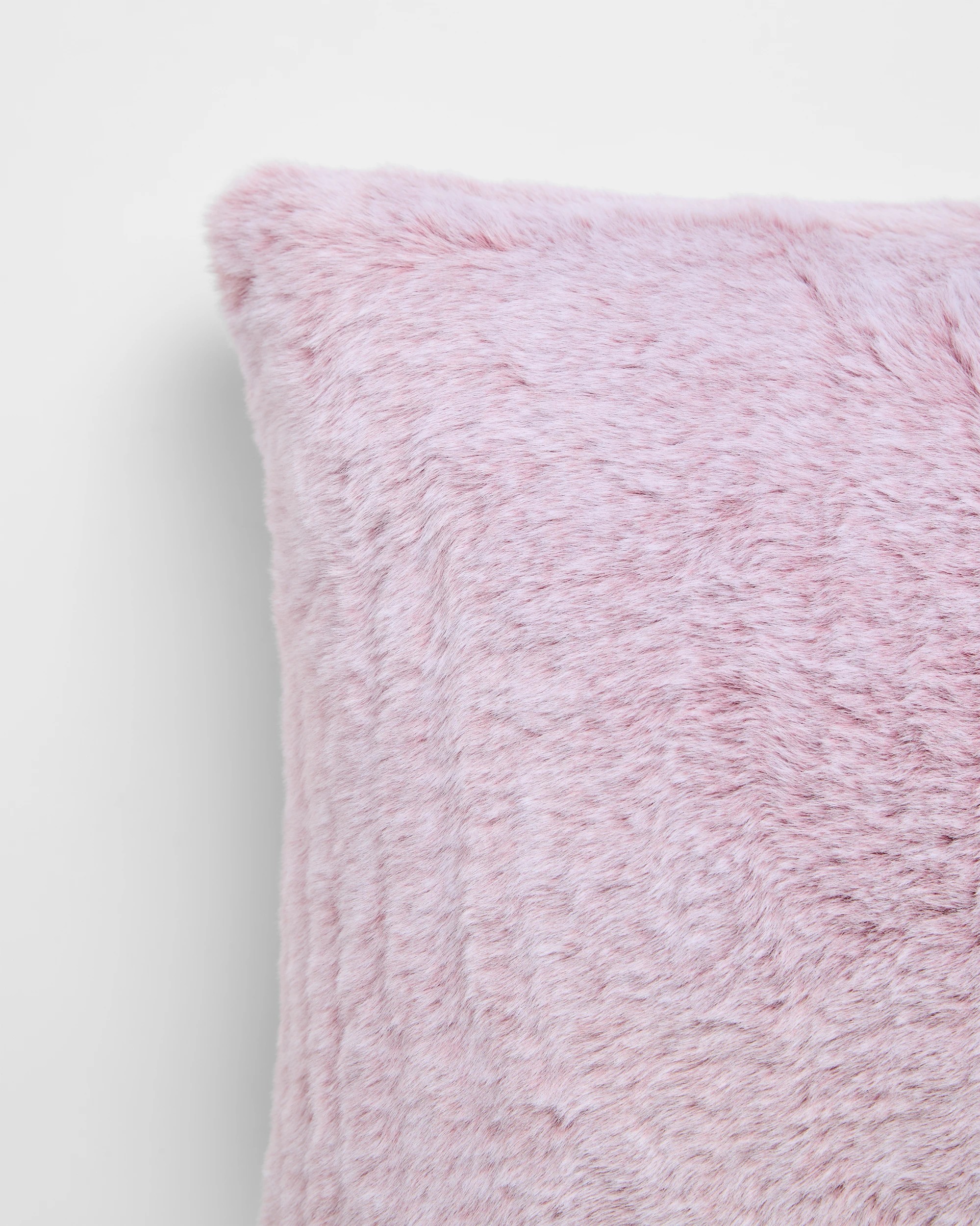 2 Target Leo Faux Fur Cushion - Pink, 2 of 2