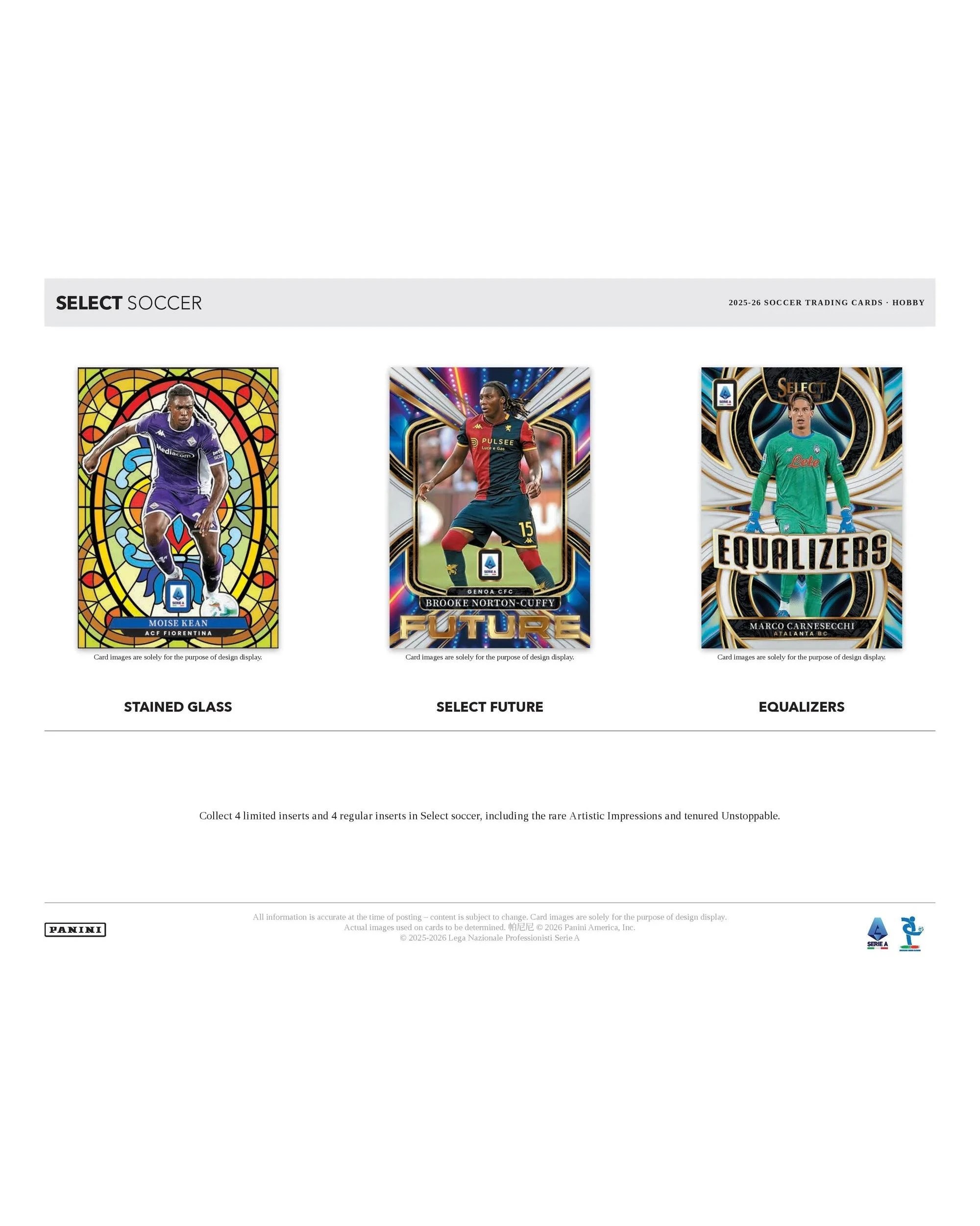4 Panini 2025/2026 Select Serie A Soccer Hobby Pack, 4 of 7