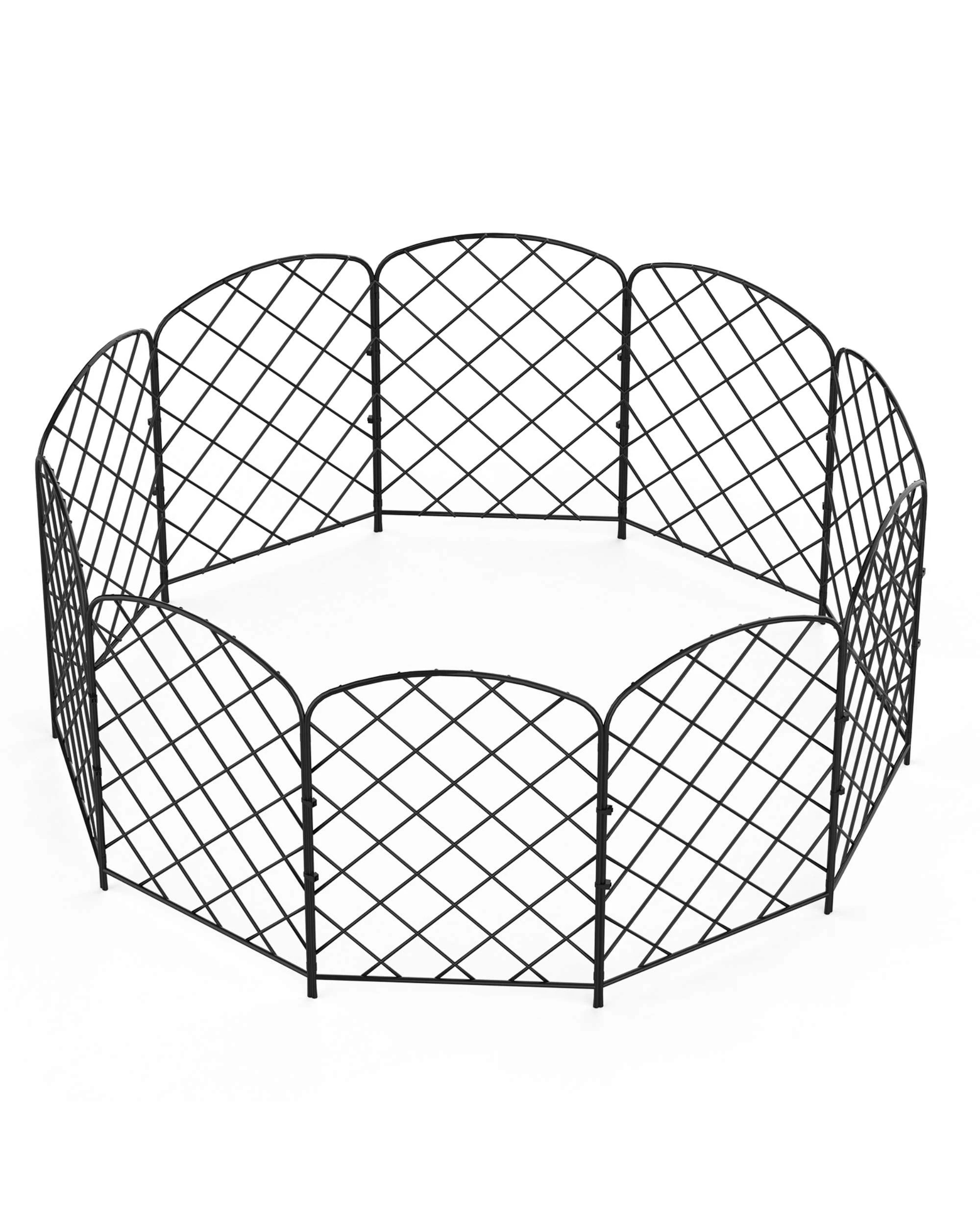 6 Advwin Garden Fence DIY Flower Bed Pet Barrier Border, 6 of 8