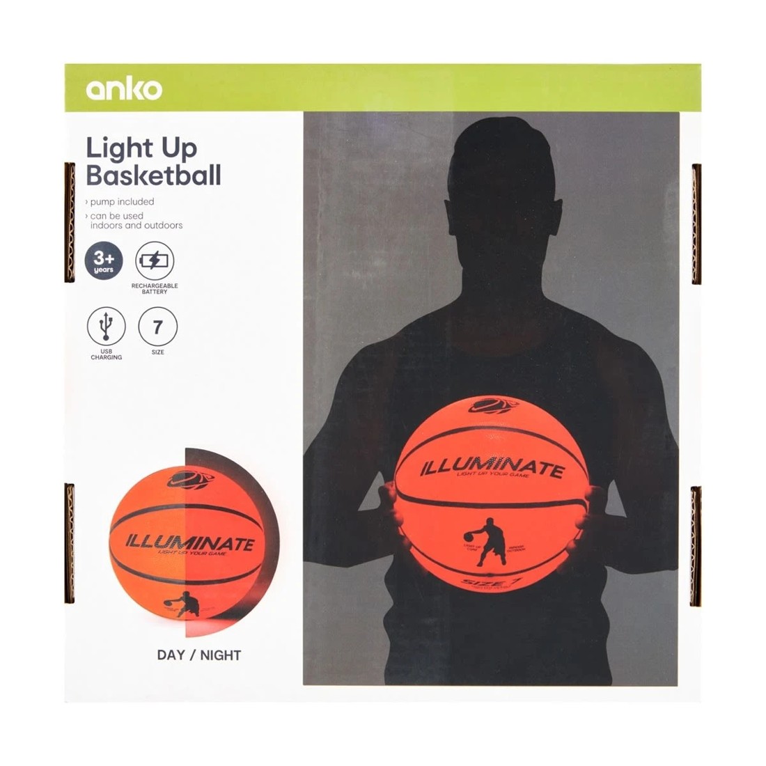 8 Light Up Basketball - Size 7, Orange, 8 of 8