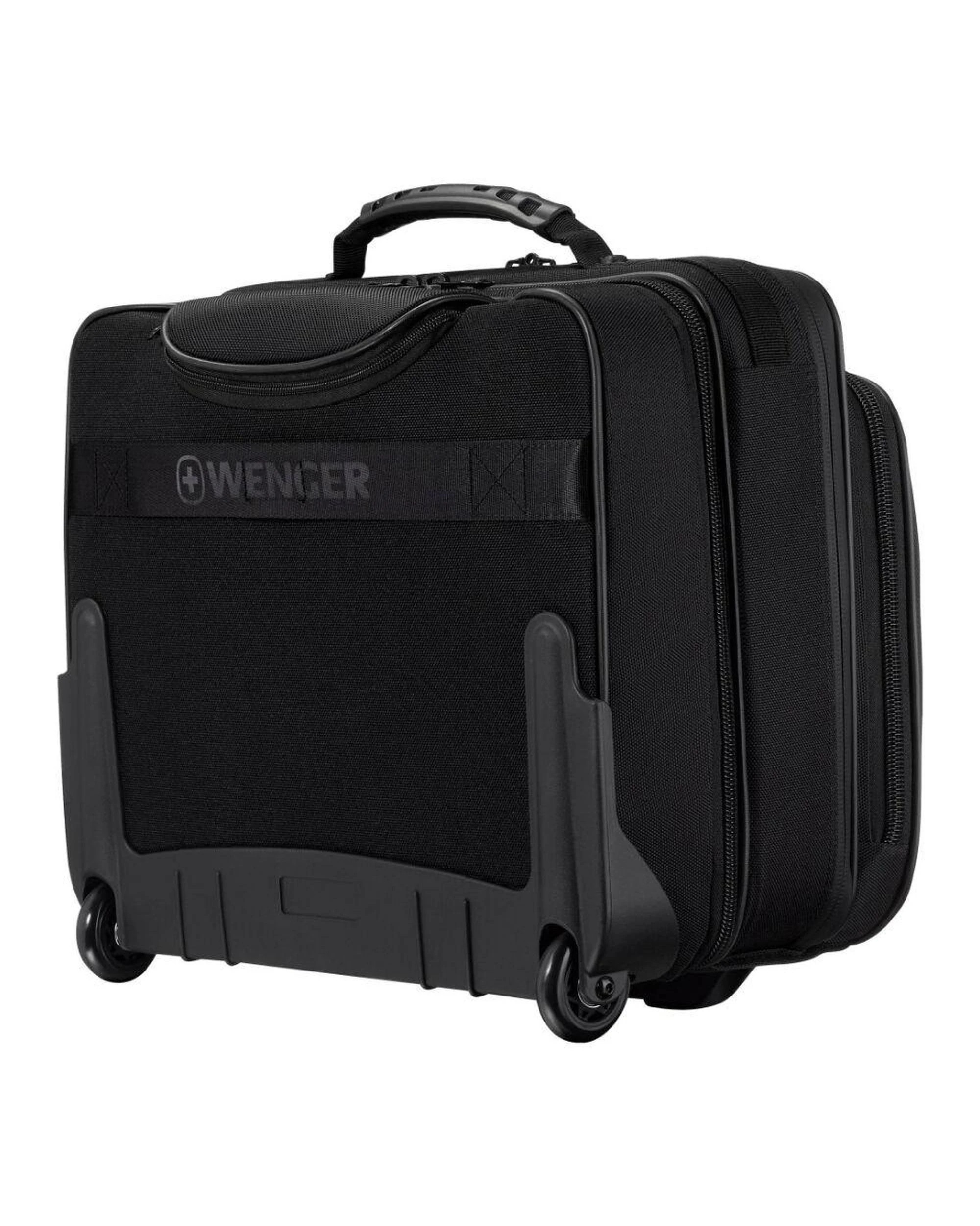 4 Wenger Legacy Black Series 15.6" Laptop Wheeled Case  Black, 4 of 10