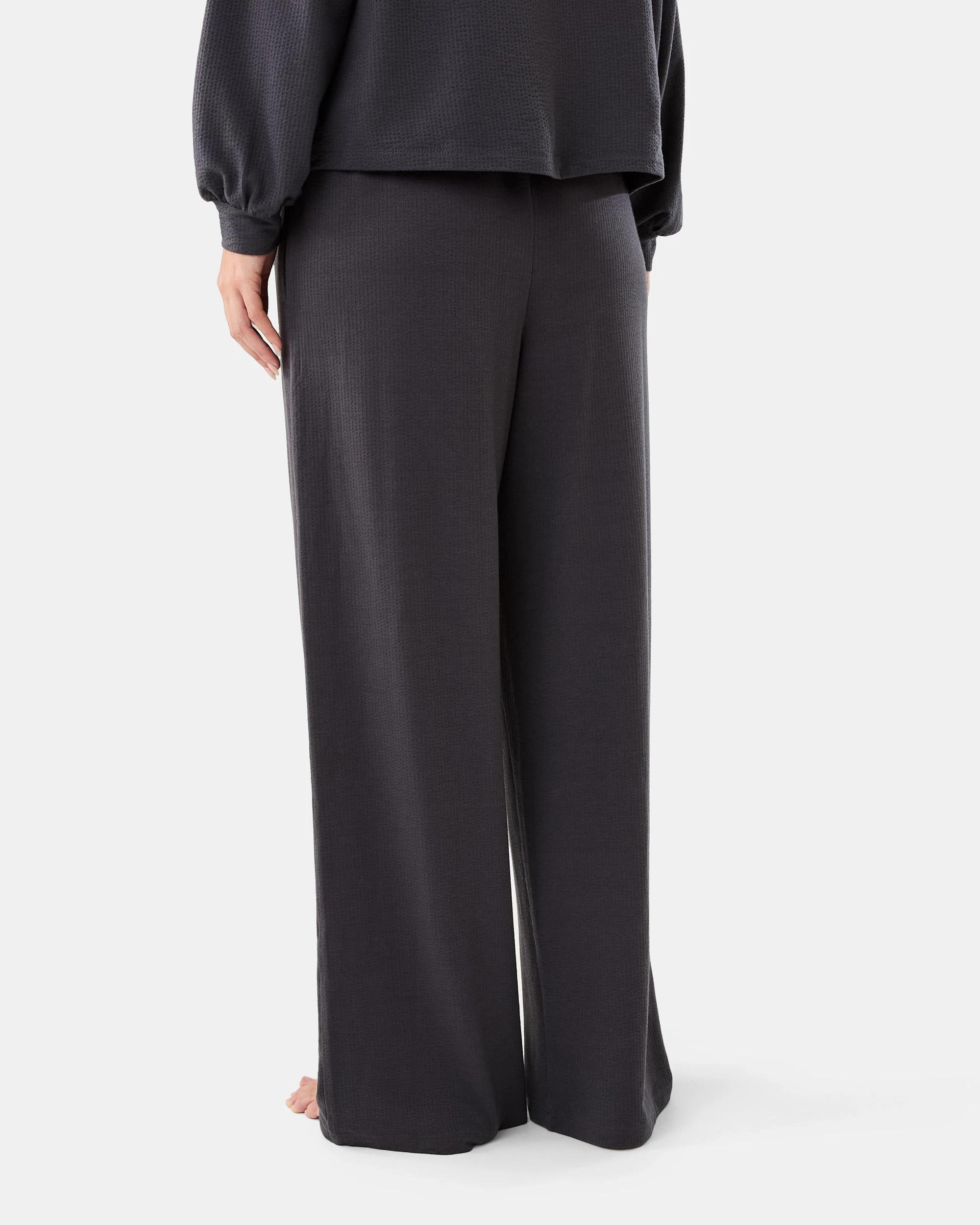 3 Seersucker Knit Lounge Pants Wshd Slate, 3 of 6