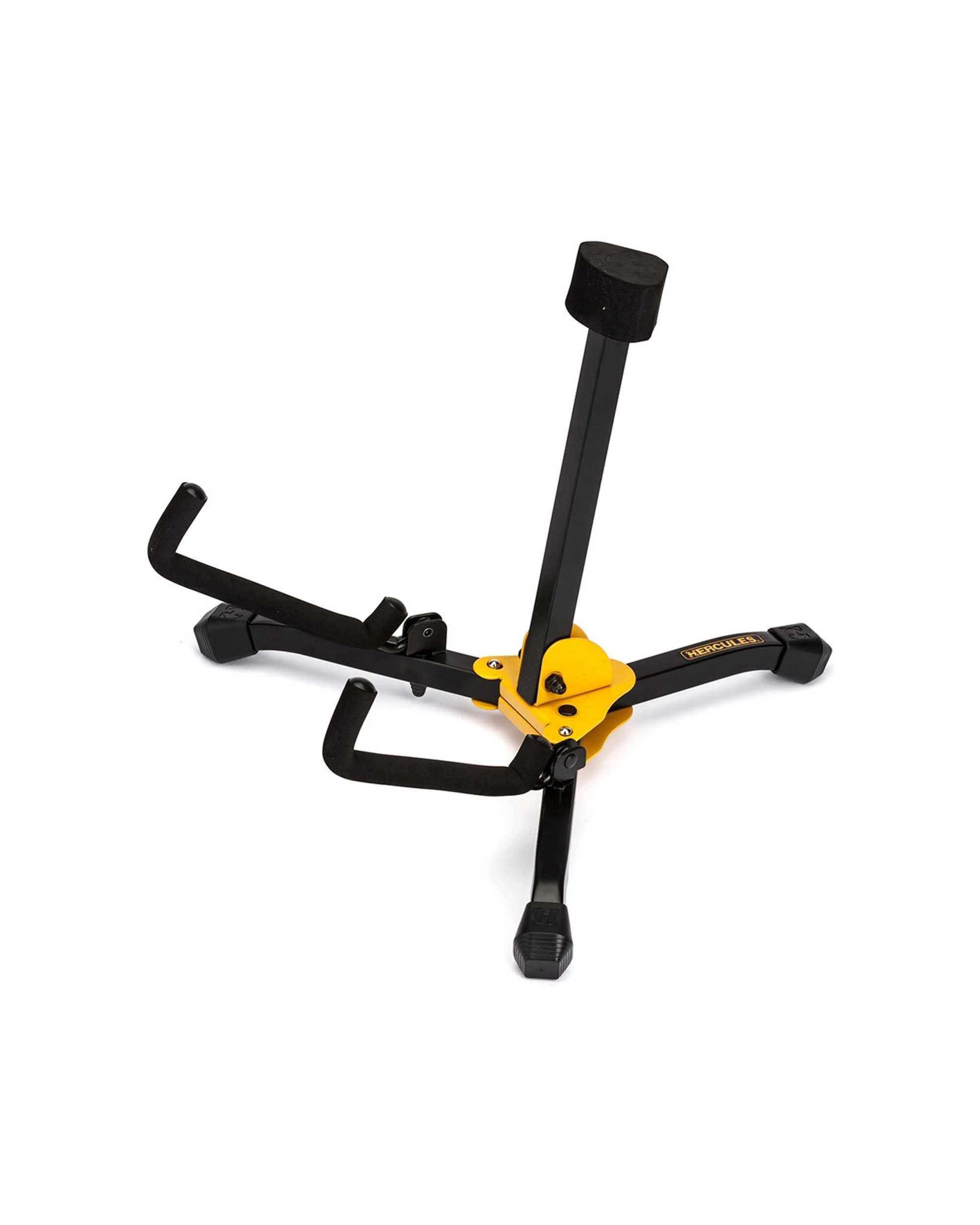 1 Hercules Foldable Mini Acoustic Guitar Stand Floor Holder Rack With Bag And Locks - Multi, 1 of 4