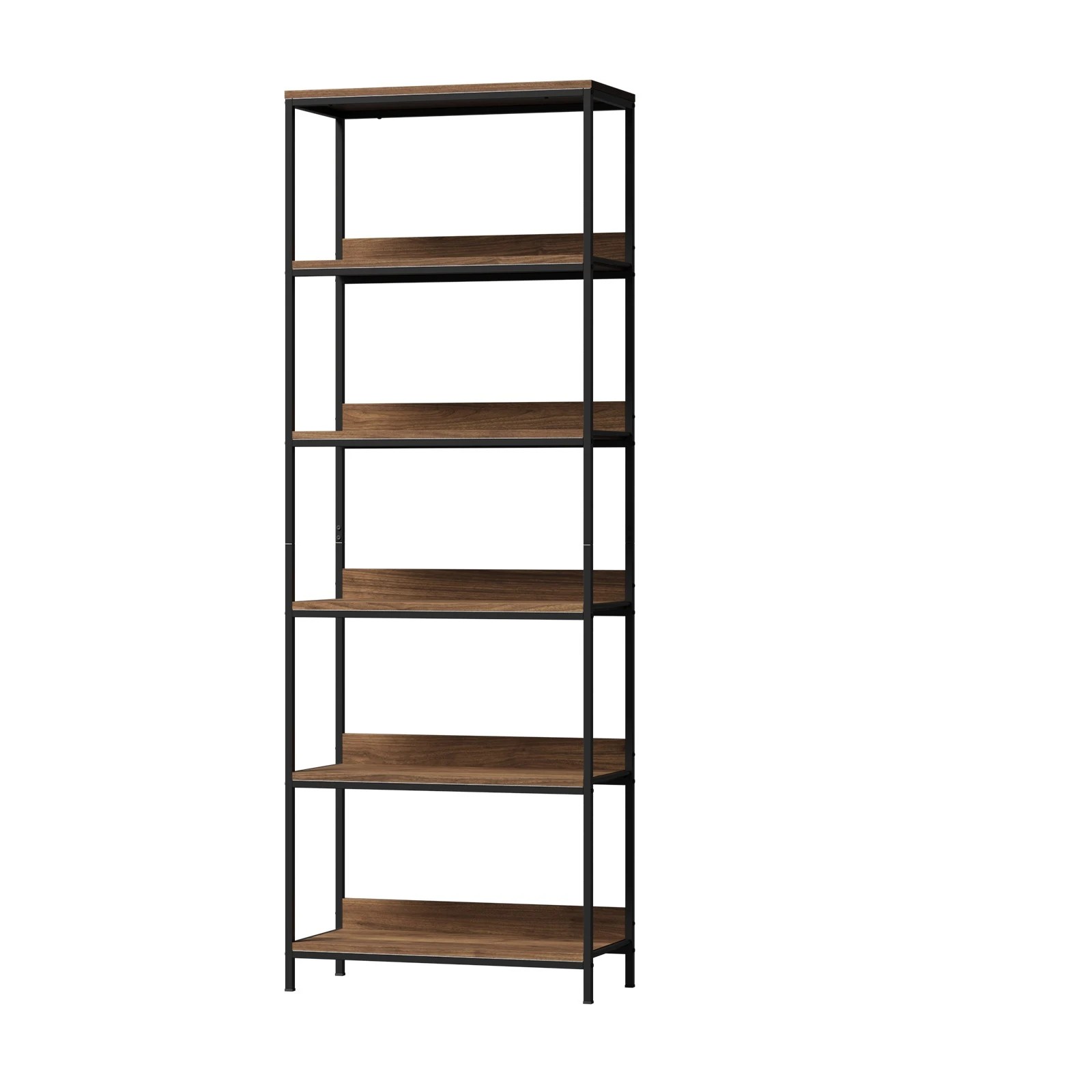 1 Oikiture Display Shelf 5 Tier Bookshelf Storage Shelves Bookcase Stand Rack
 - Multi, 1 of 9