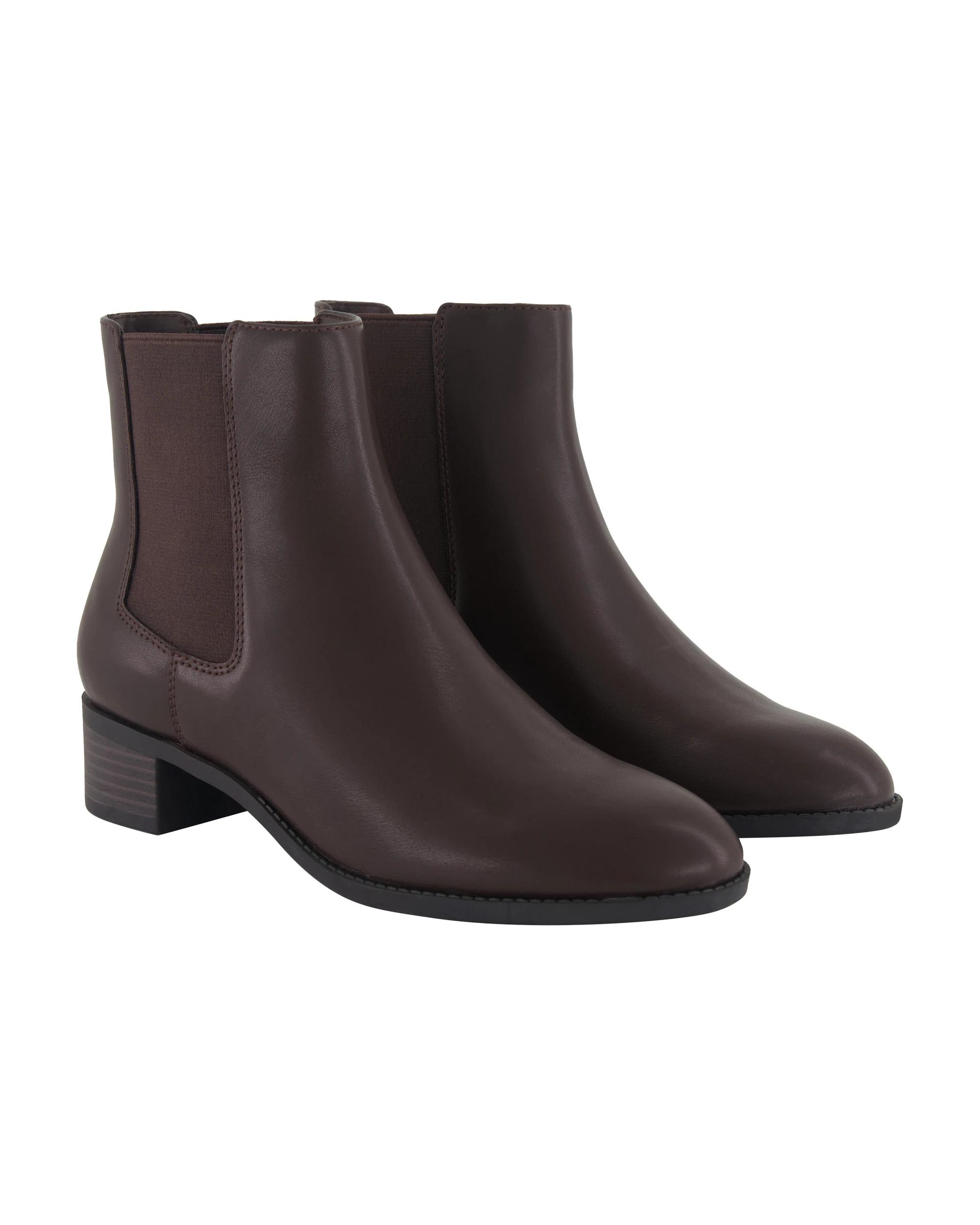 2 Short Block Gusset Boots Bittr Choc, 2 of 5