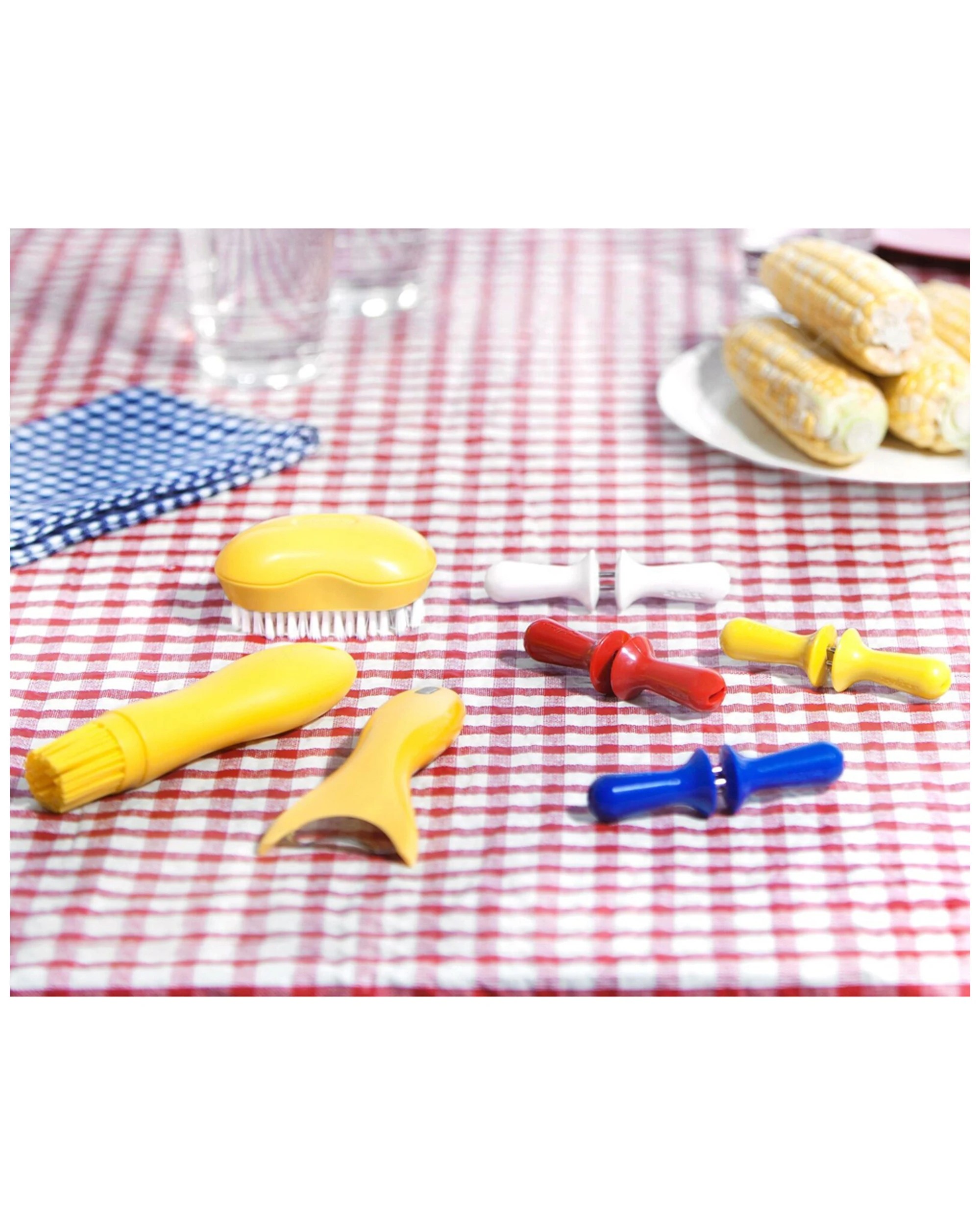 4 Zyliss 2-Piece Stainless Steel Interlocking Corn Holders - Silver, 4 of 5