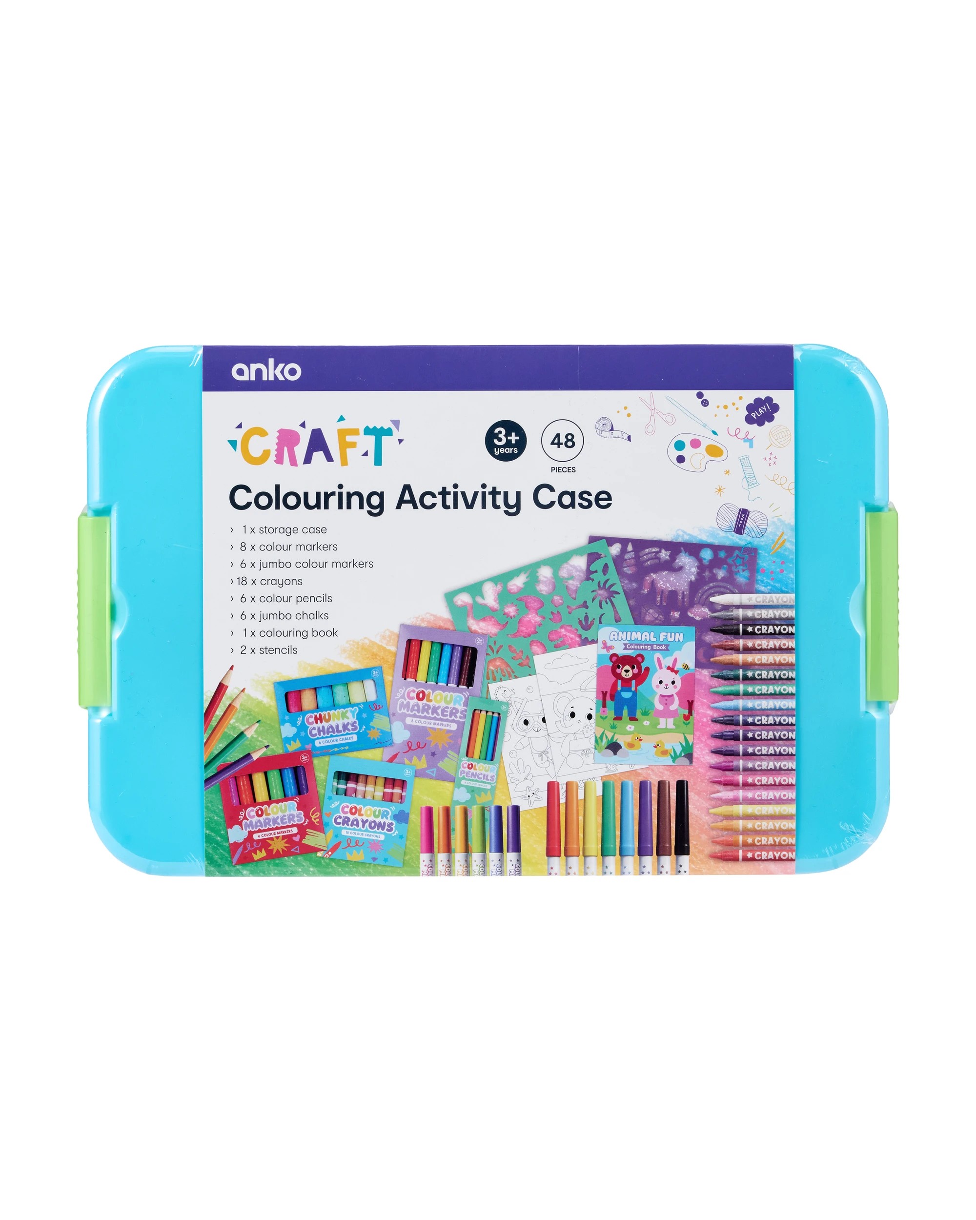 1 48 Piece Colouring Activity Case, 1 of 3