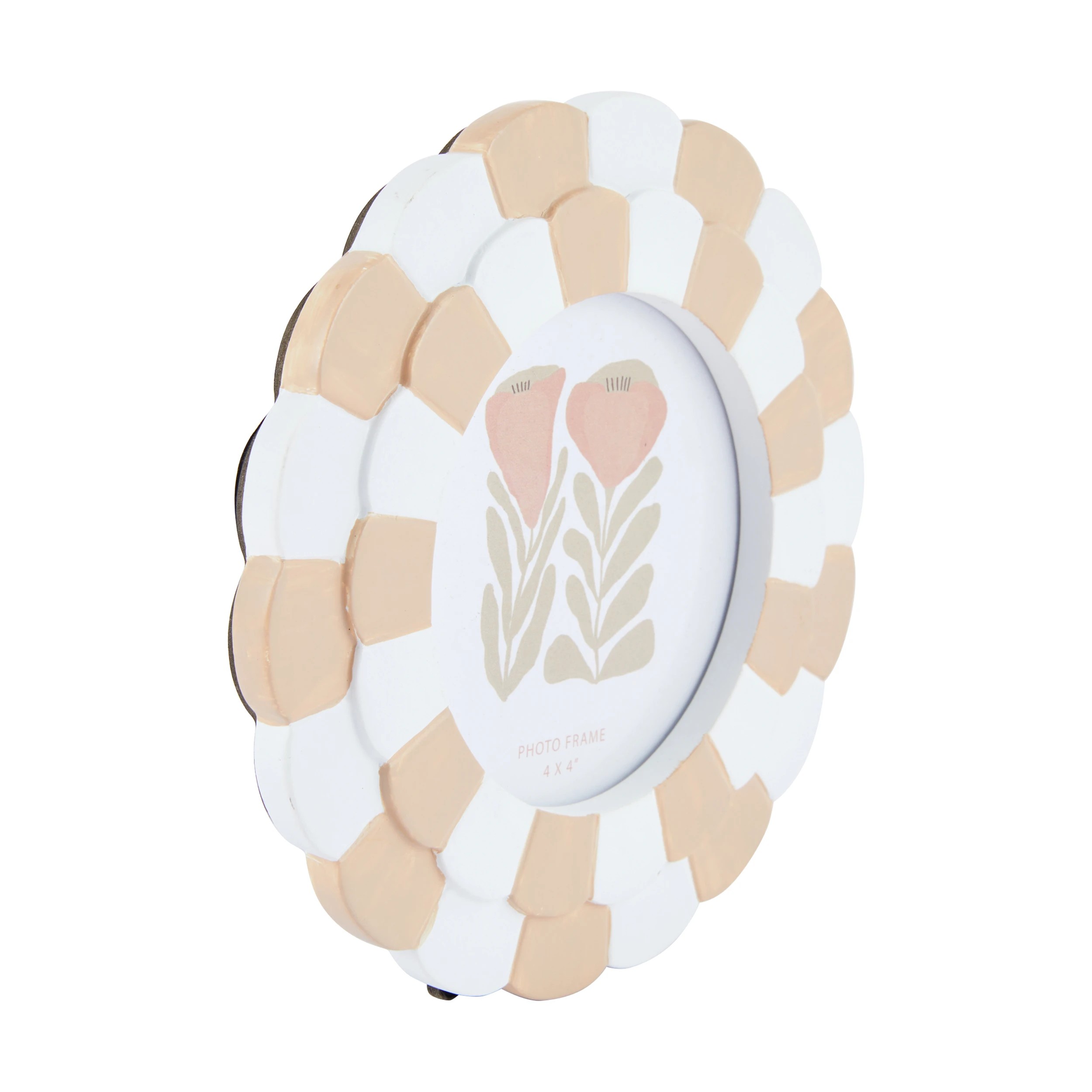 3 Resin Circle Frame 4in. x 4in. - Pink, 3 of 5