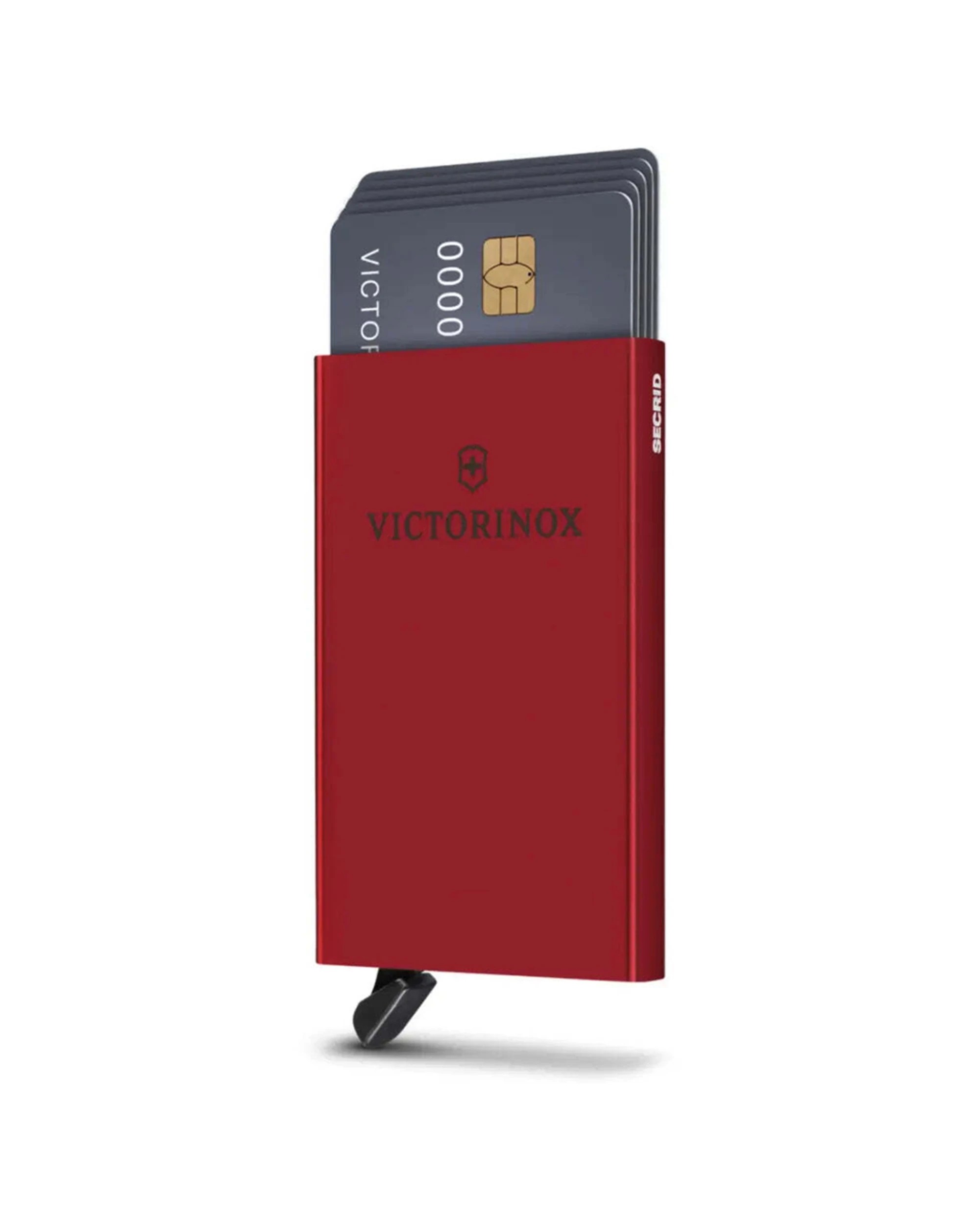 2 Victorinox Altius Secrid Essential Card Wallet Aluminium RFID Protection - Red, 2 of 7