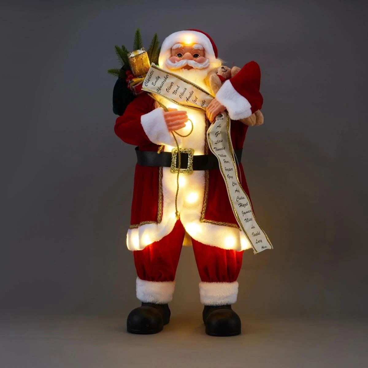 1 Light Up Traditional Santa, 1 of 6