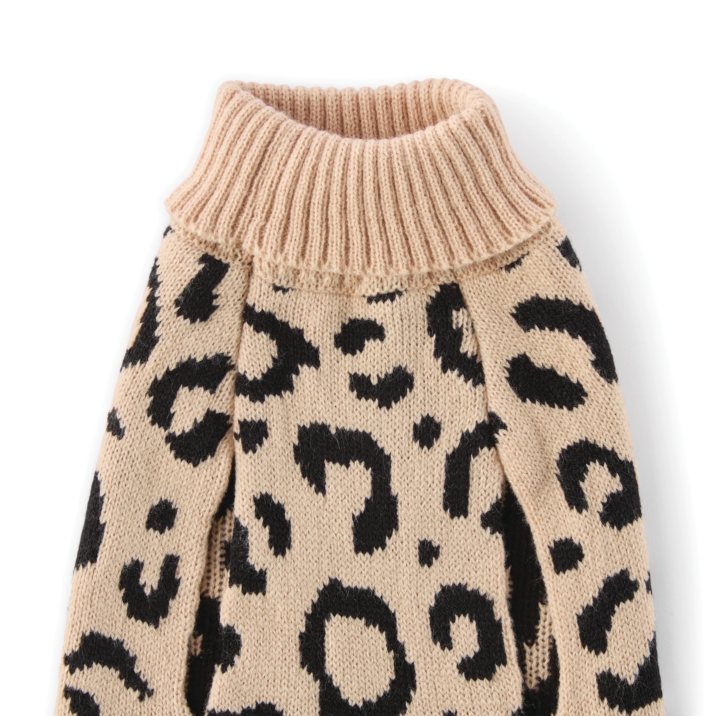 7 Pet Leopard Knit Jumper - Medium, 7 of 9