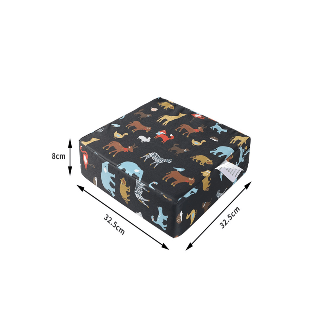 3 BoPeep Kid Chair Cushion 8CM Thickness - Black, 3 of 8