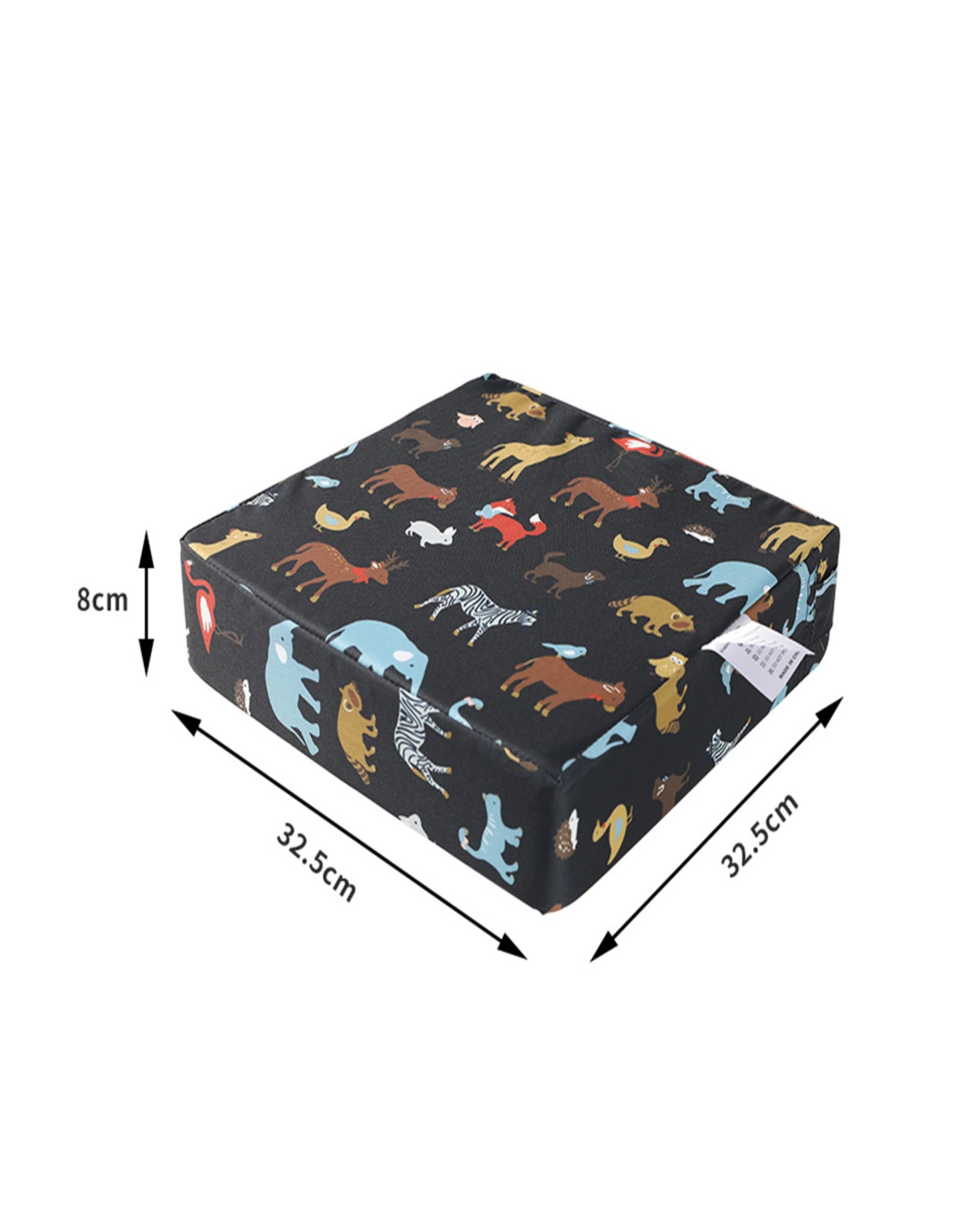 3 BoPeep Kid Chair Cushion 8CM Thickness - Black, 3 of 8