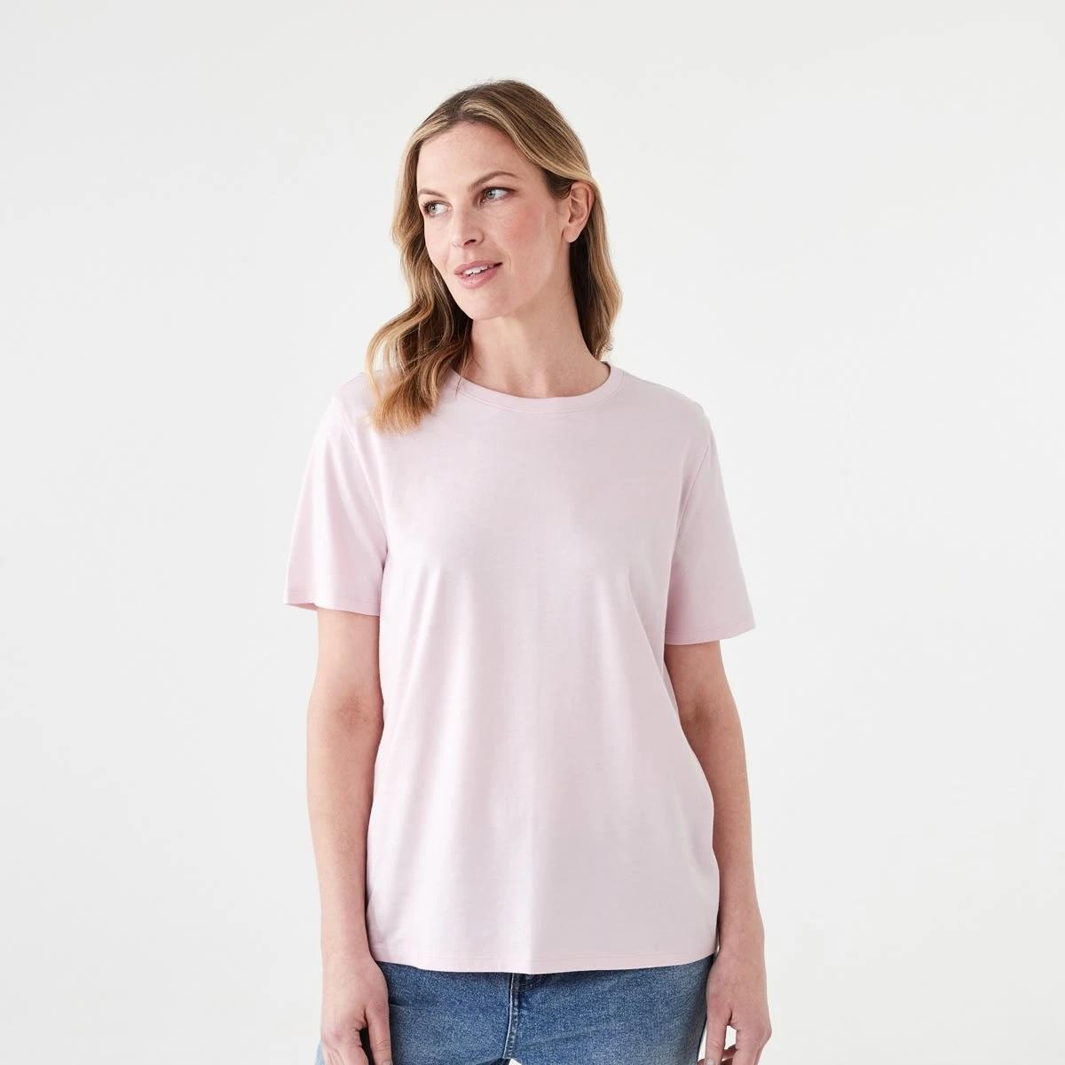 1 Short Sleeve Australian Cotton T-shirt SOFT BLOSSOM, 1 of 5