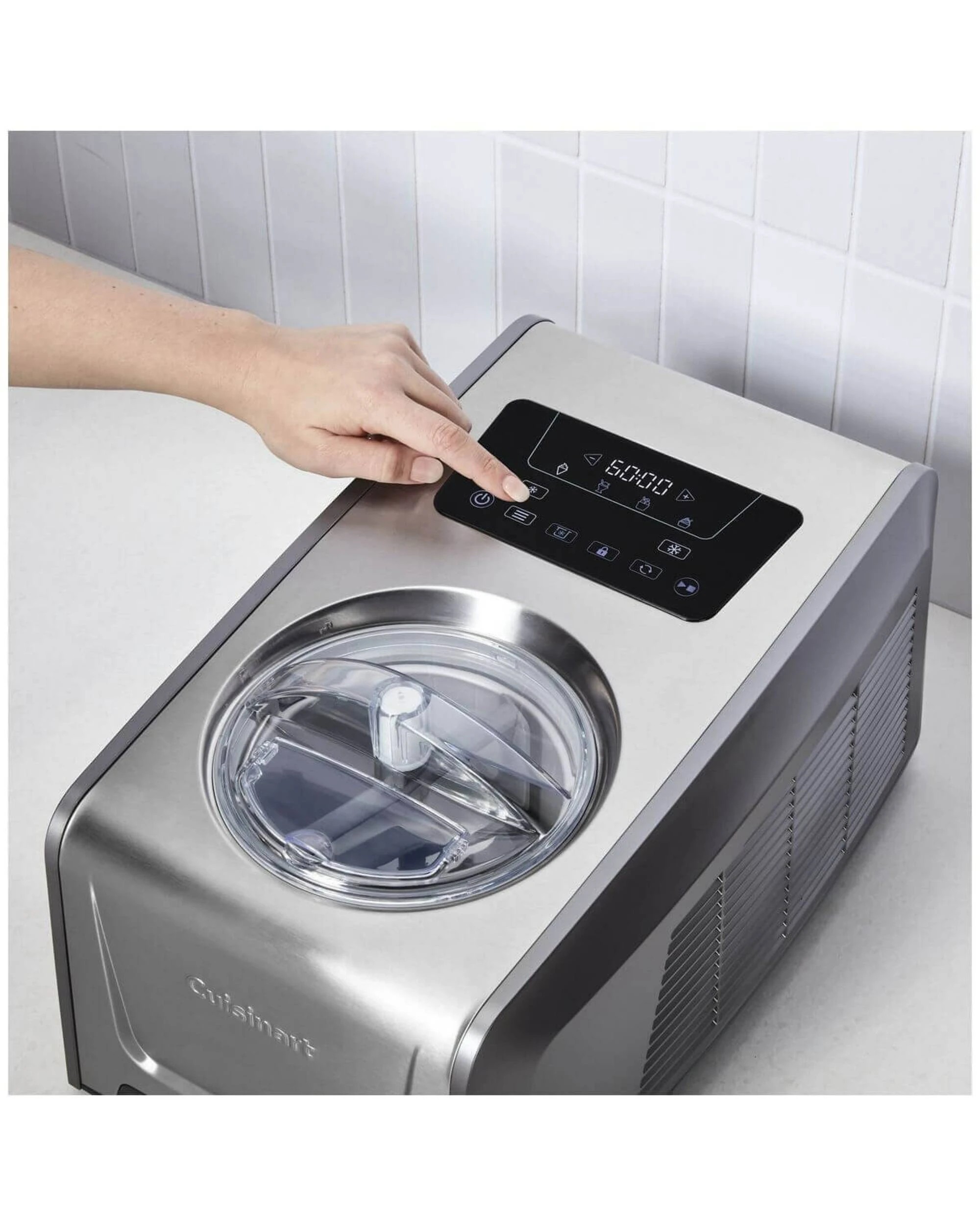 Cuisinart Freeze Ease Pro Ice Gelato Sorbet Frozen Yoghurt Maker 1.5L ...
