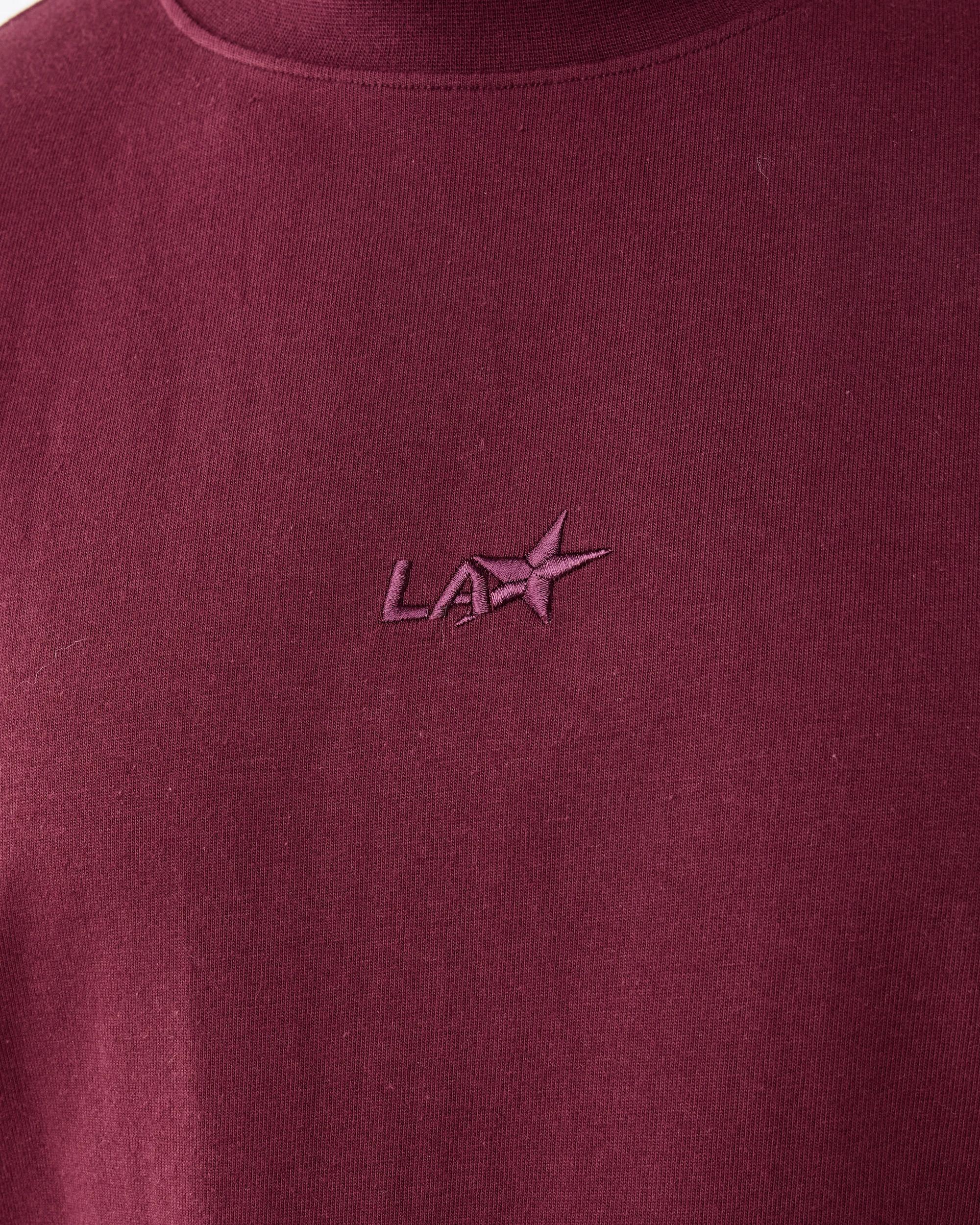 6 Oversized Heavyweight T-shirt Red Royale, 6 of 6