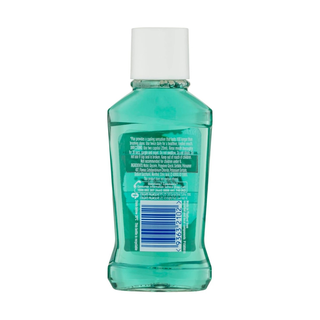 2 Colgate Plax Alcohol Free Mouthwash Freshmint, 2 of 6
