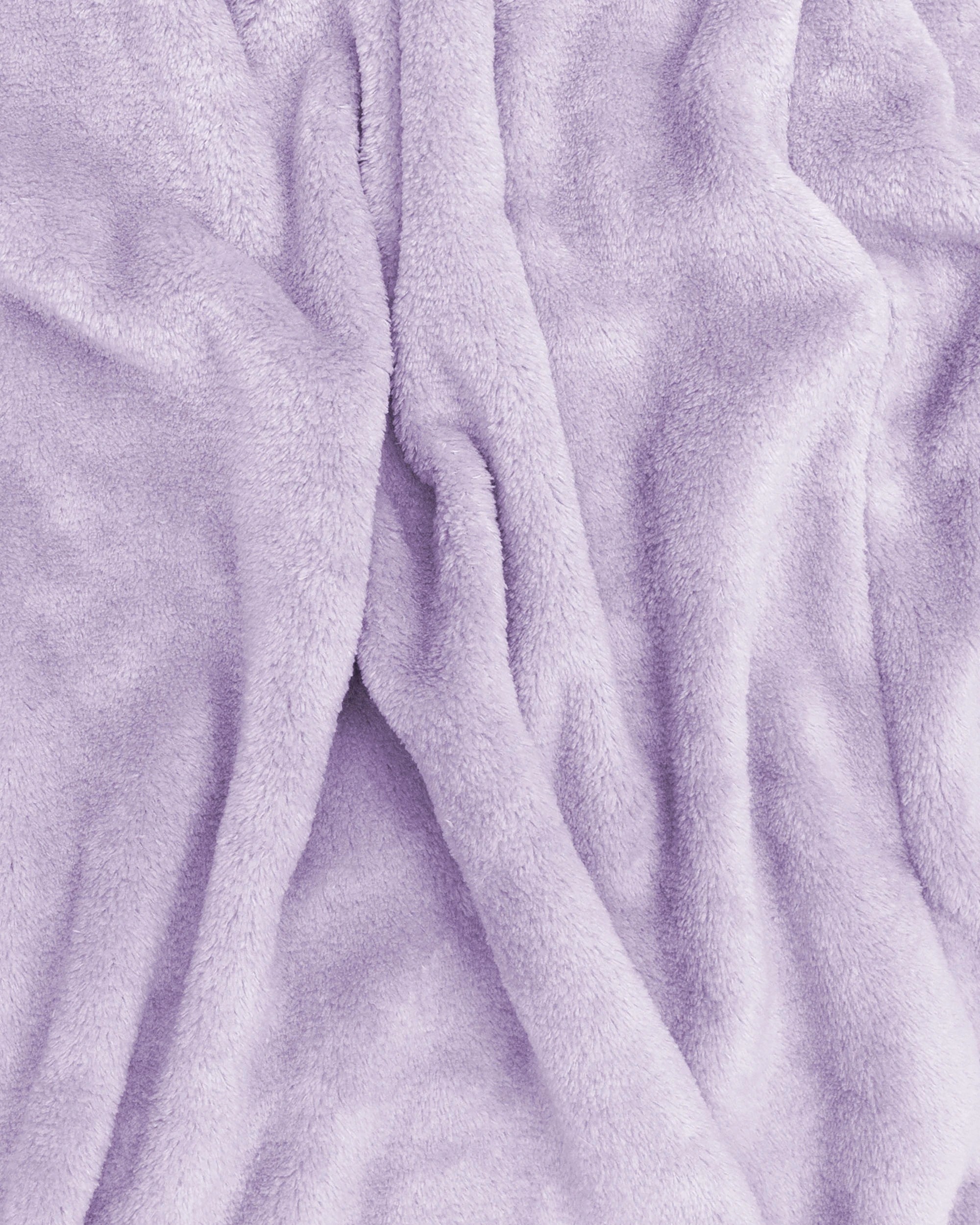 3 Bambury Soft Microplush Coral Fleece Bathrobe Dressing Gown Size Small/Medium Lilac - Purple, 3 of 3