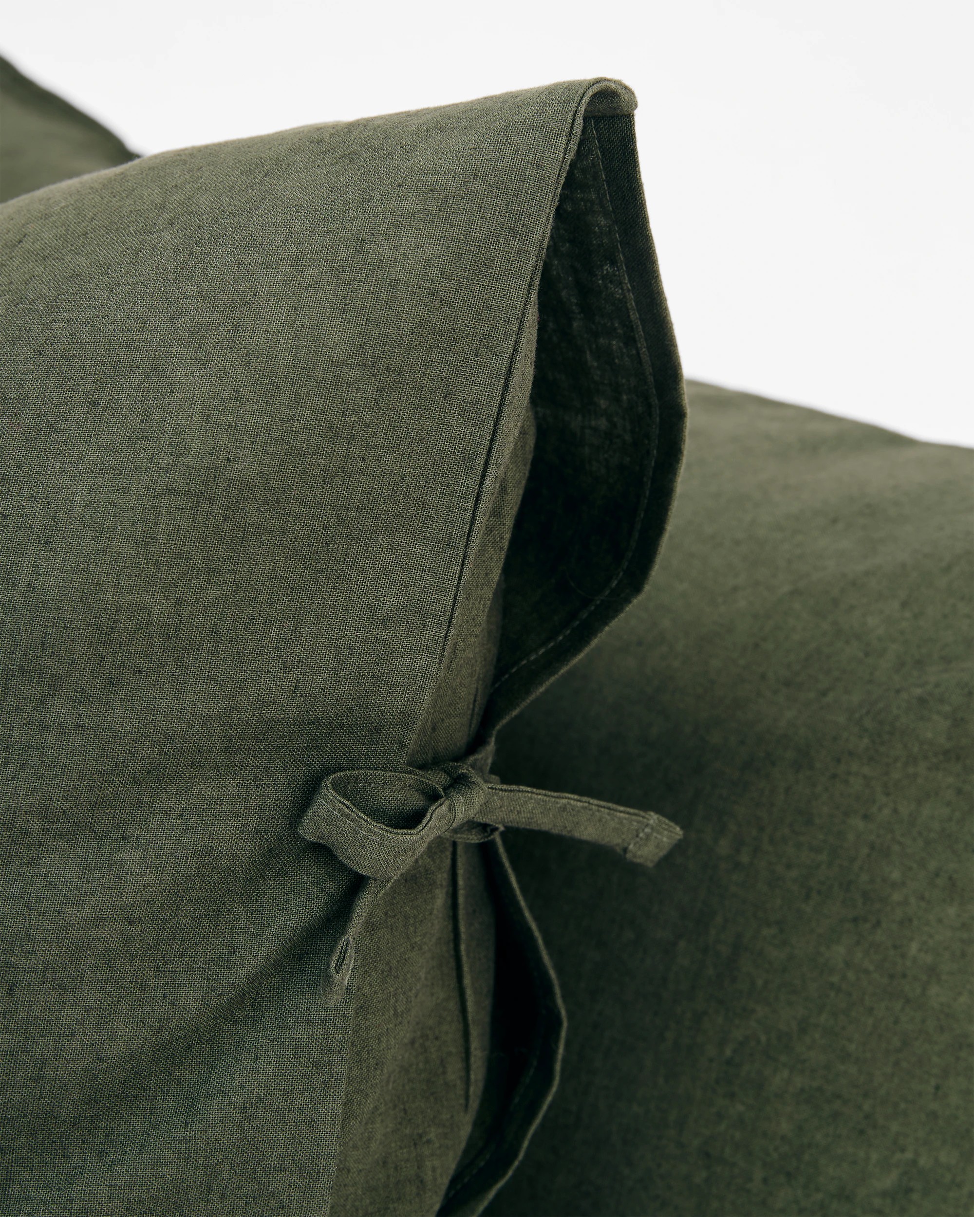 3 Target Laynie Linen/Cotton Quilt Cover Set - Super King Bed - Green, 3 of 9