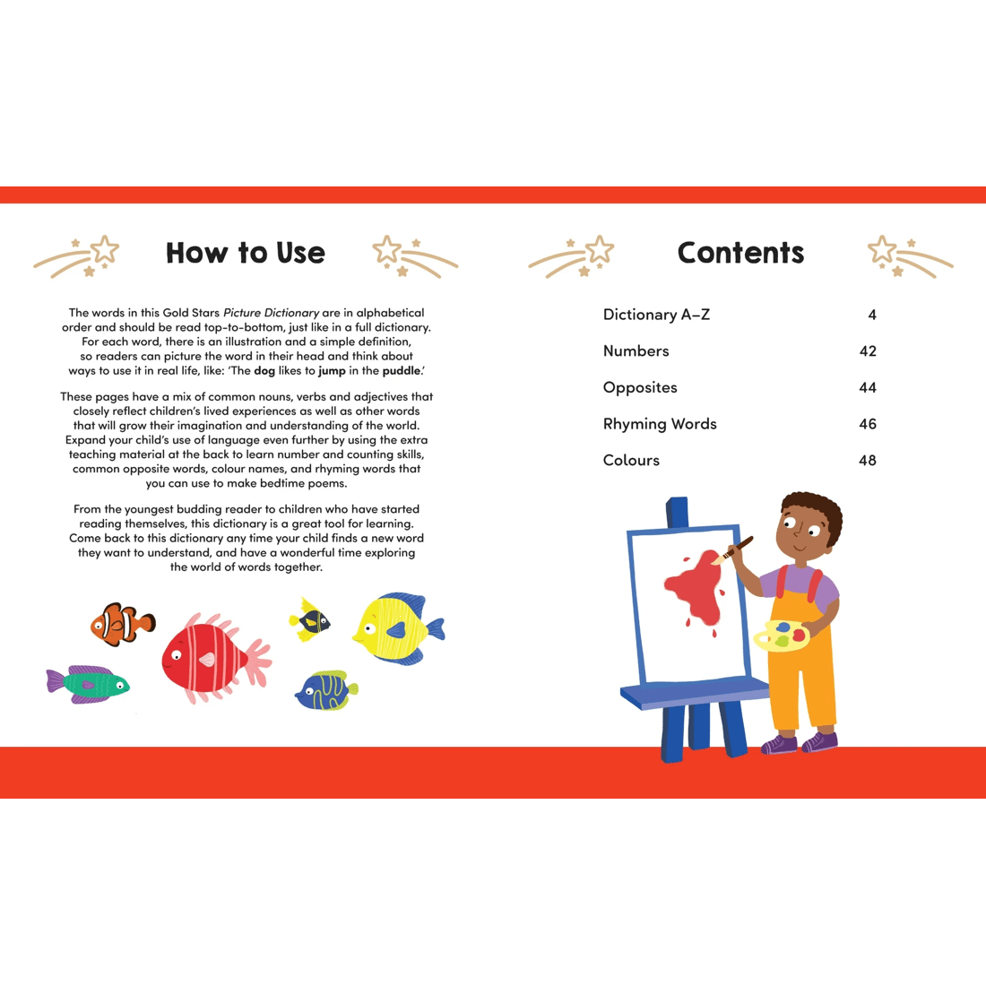 3 Gold Stars: Picture Dictionary - Book, 3 of 5