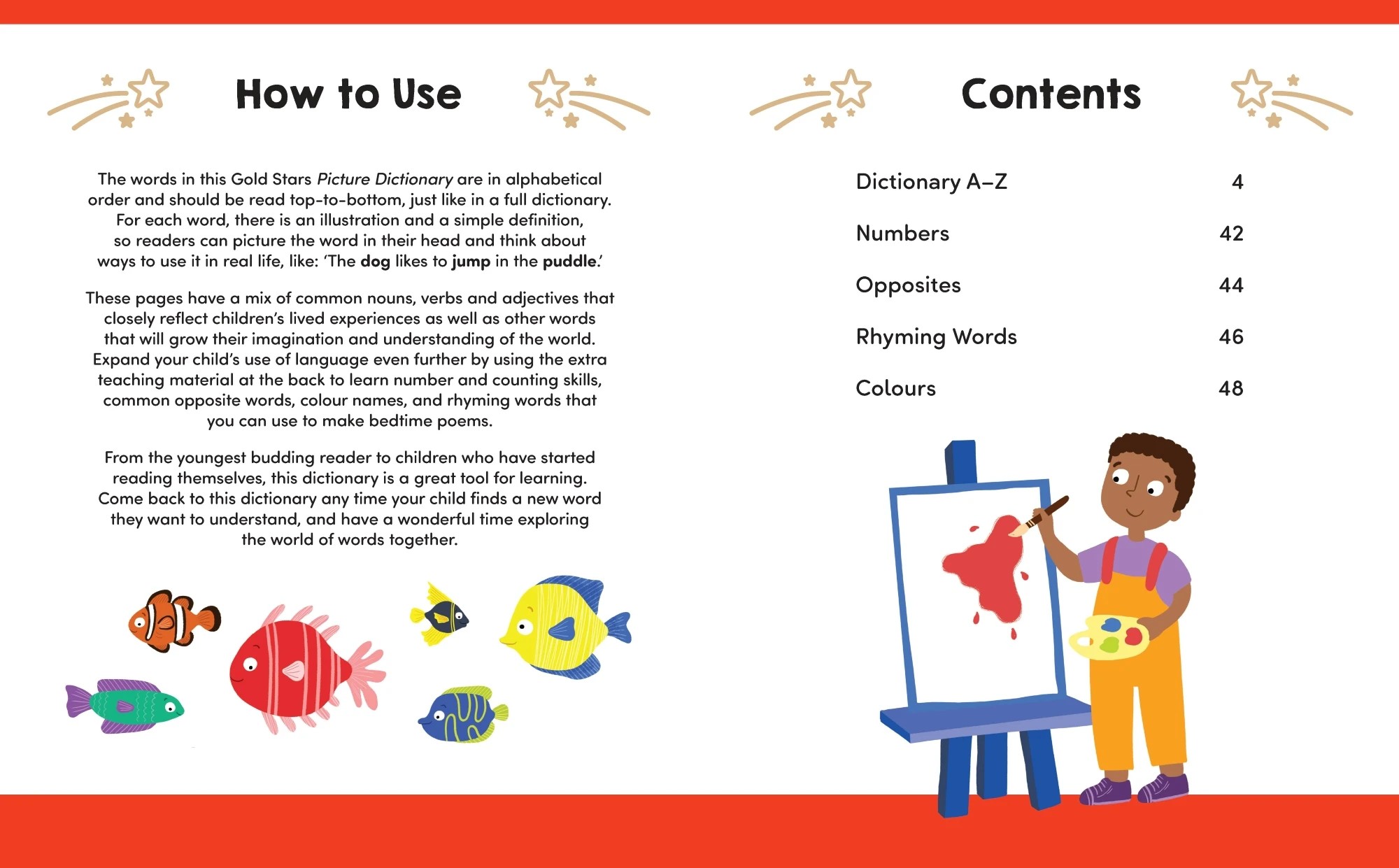 3 Gold Stars: Picture Dictionary - Book, 3 of 5