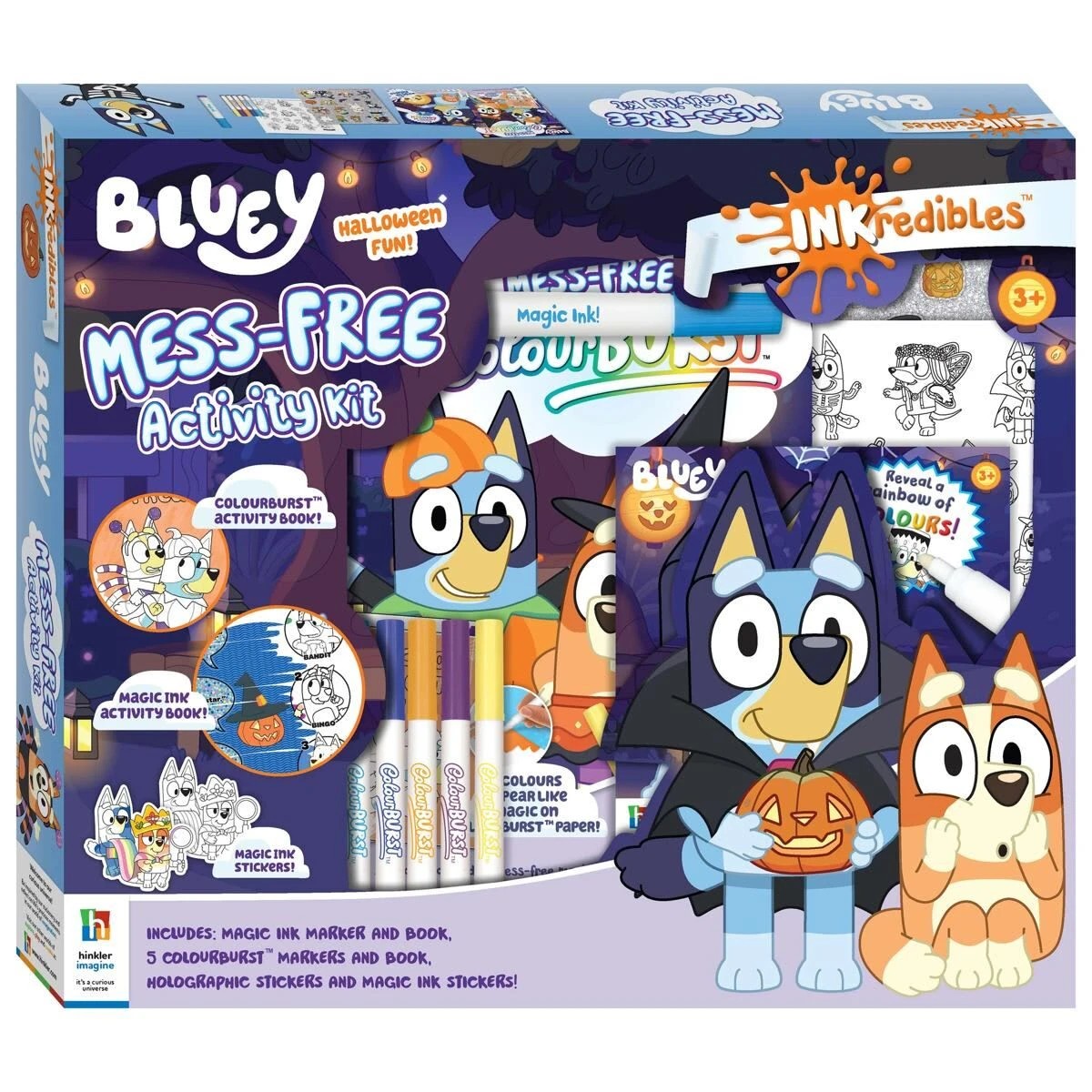 1 INKredibles Bluey Halloween Mess-Free Activity Kit - Book, 1 of 9